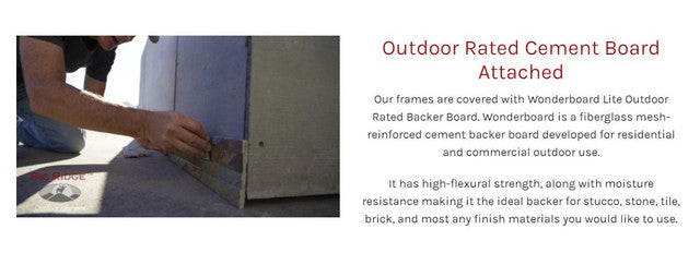 12" DIY Outdoor Kitchen Frame Kit-12