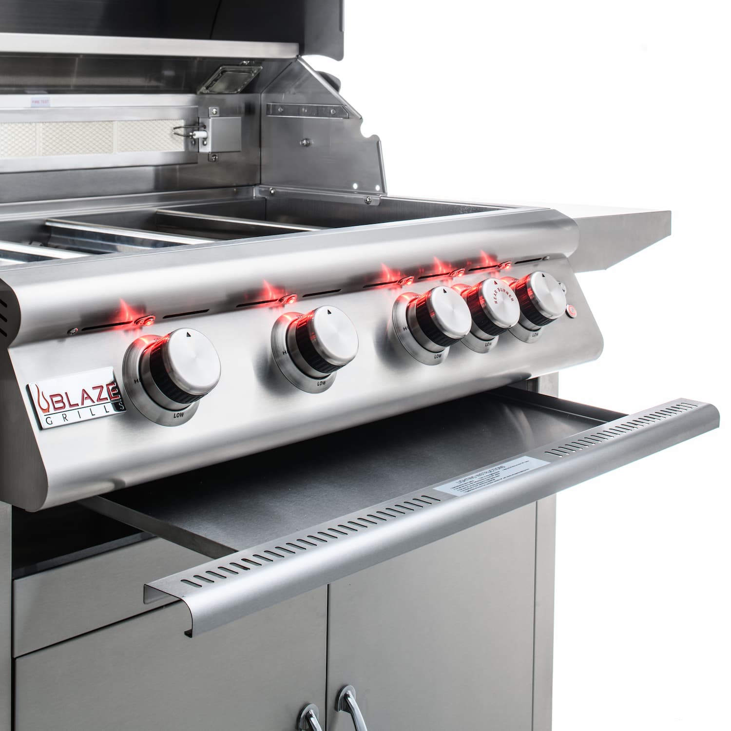 Blaze Professional Marine Grade 32 Inch 4 Burner Natural Or Propane Gas Grill-BLZ-4LTE2MG