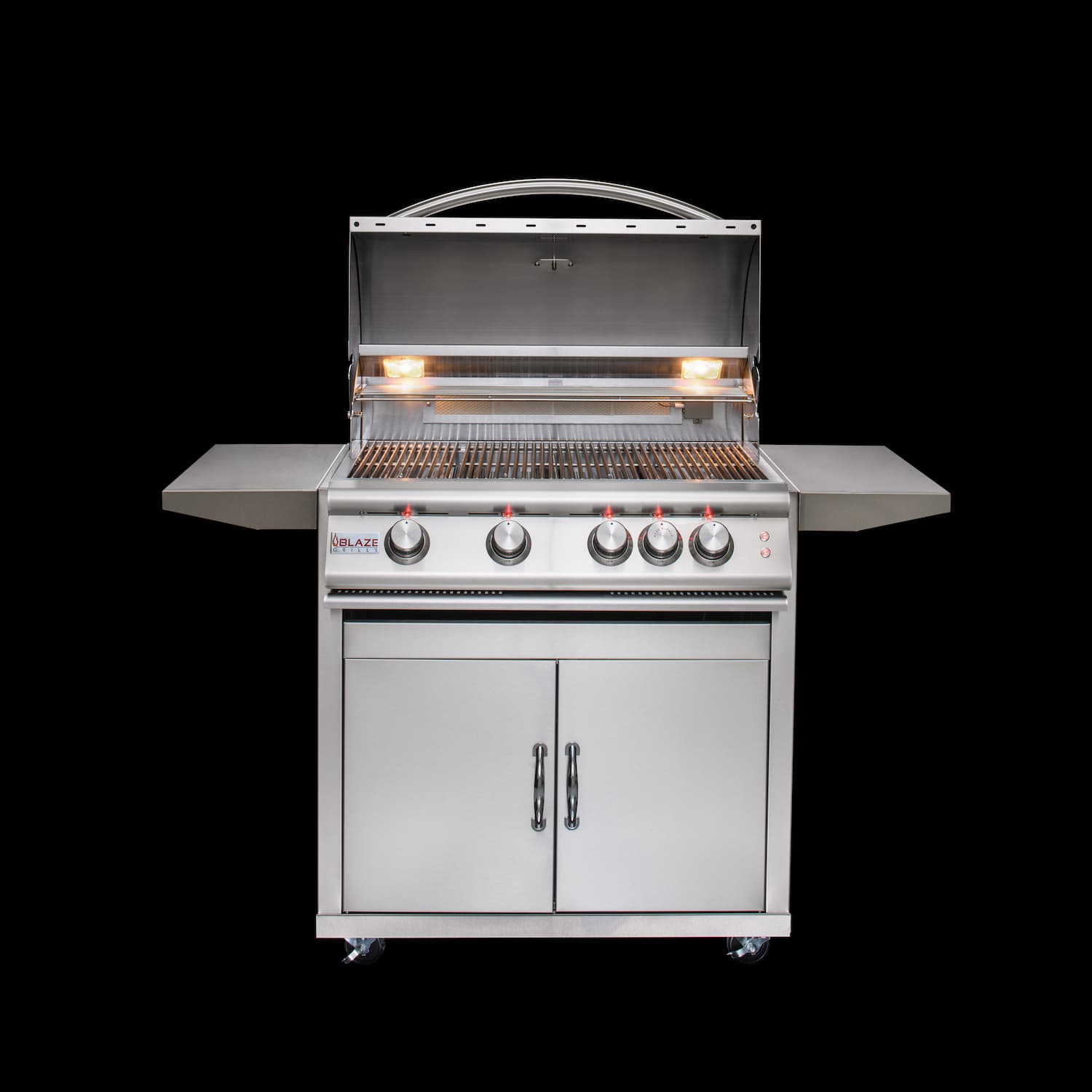 Blaze Professional Marine Grade 32 Inch 4 Burner Natural Or Propane Gas Grill-BLZ-4LTE2MG