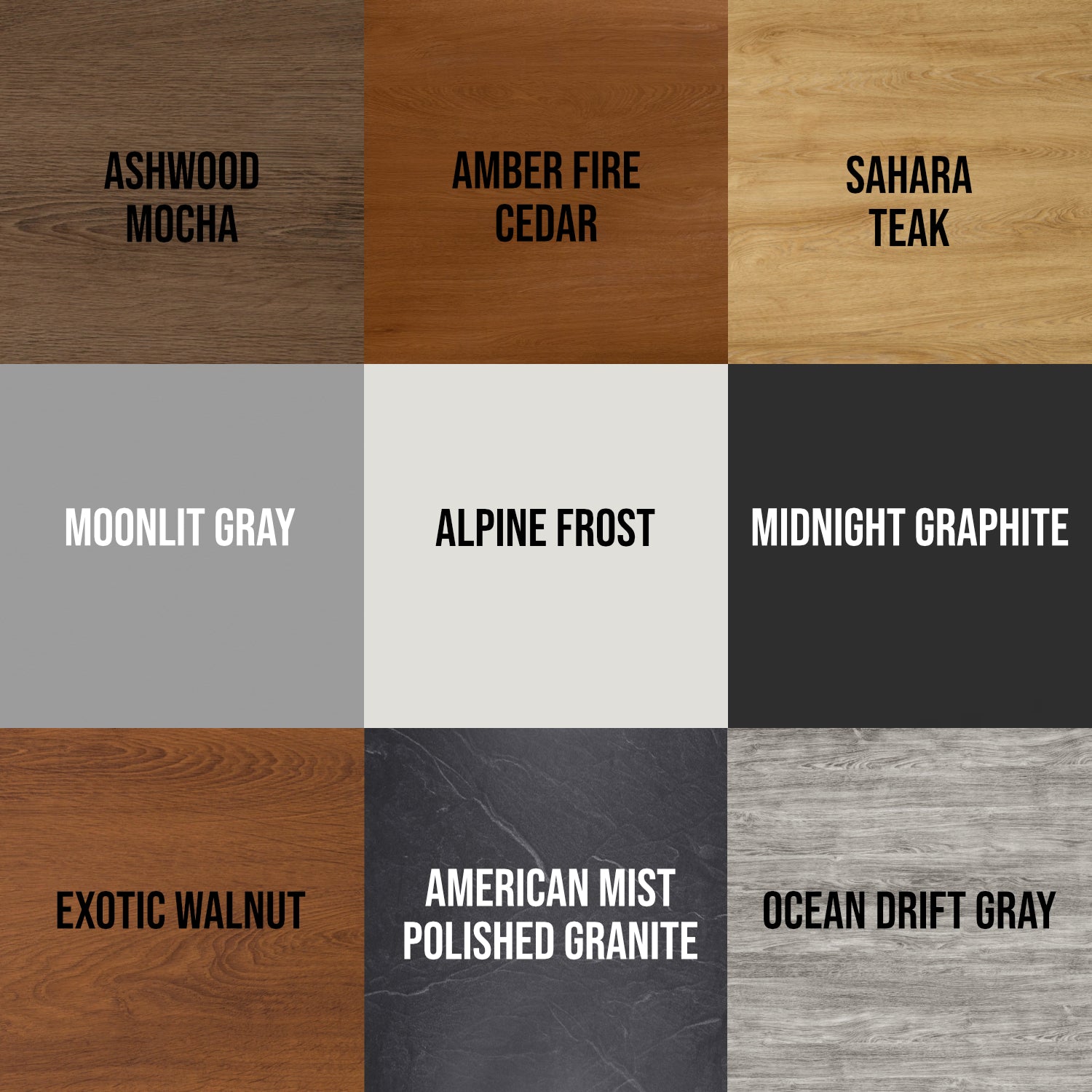 Finish Options ArtisanPlank TV Lift Sample Kit-SAMPLES-ArtisanPlankTV
