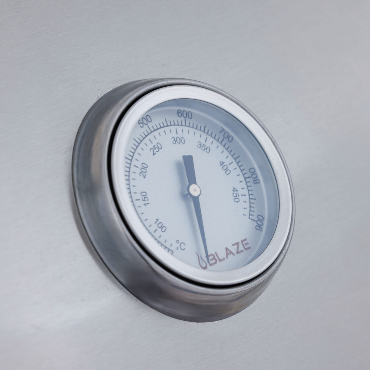 Hood thermometer on the Blaze BCM grill