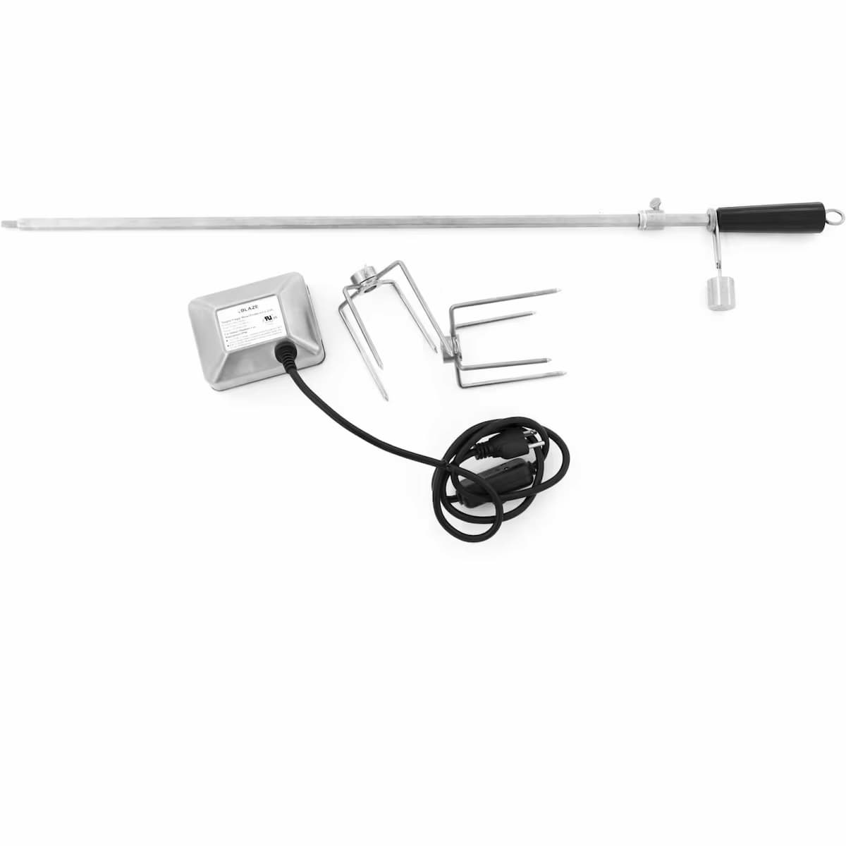 Blaze Rotisserie Kit For 40-Inch 5-Burner Gas Grill-BLZ-5-ROTIS-SS