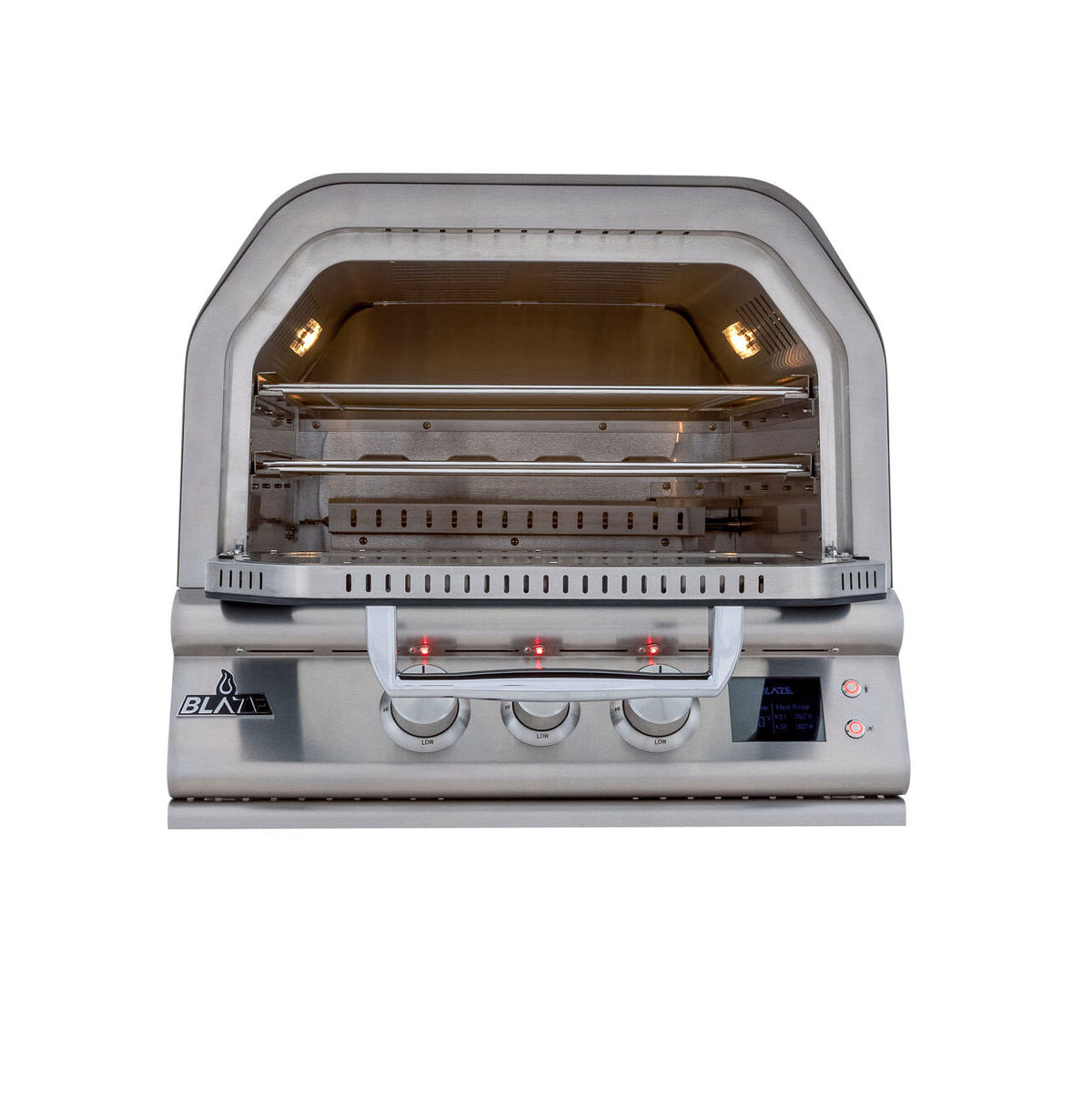 Front of the Blaze 26 inch outdoor pizza oven