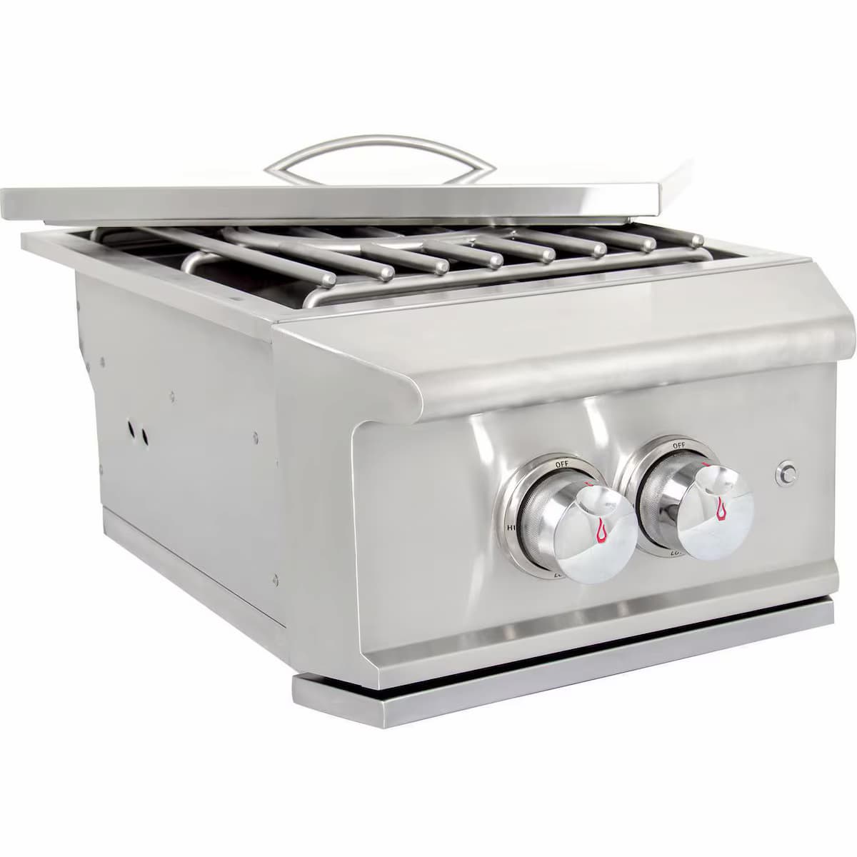 Blaze Professional Built-In Gas High Performance Power Burner W/ Wok Ring & Stainless Steel Lid-BLZ-PROPB