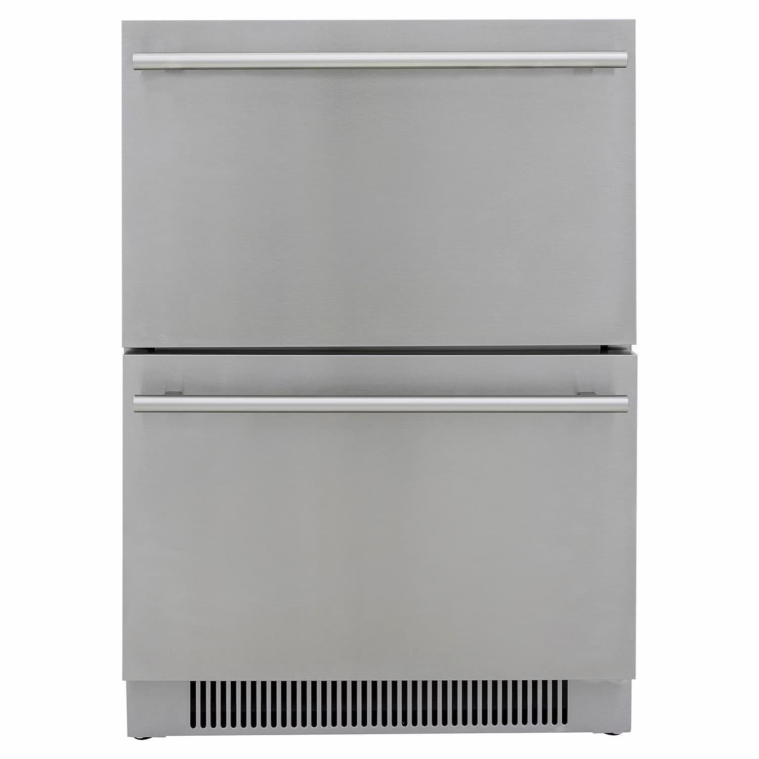 Blaze 24-Inch 5.1 Cu. Ft. Outdoor Rated Stainless Steel Double Drawer Refrigerator - BLZ-SSRF-DBDR5.1