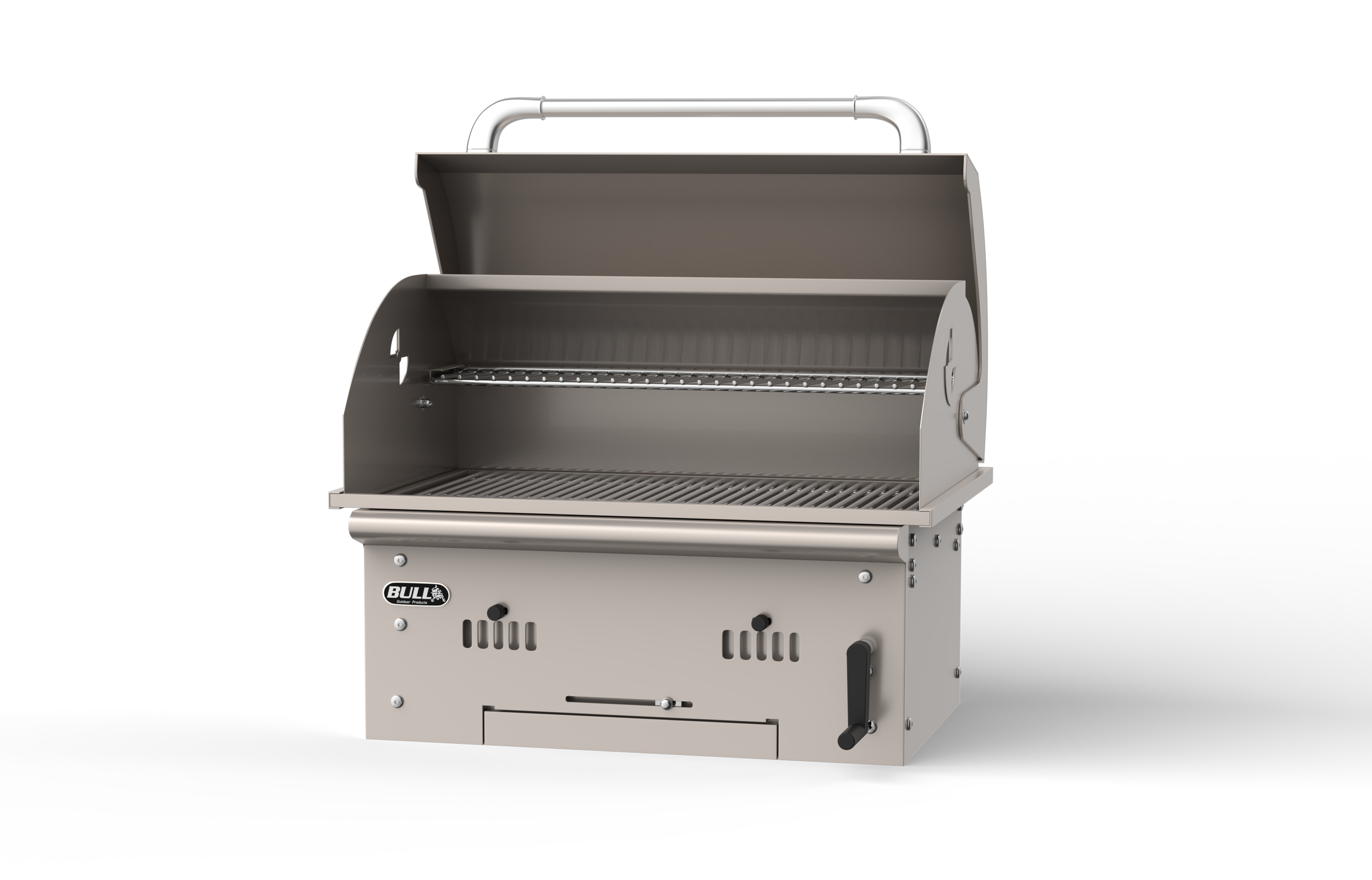 Bull Bison 30-Inch Premium Built-In Charcoal Grill-88787