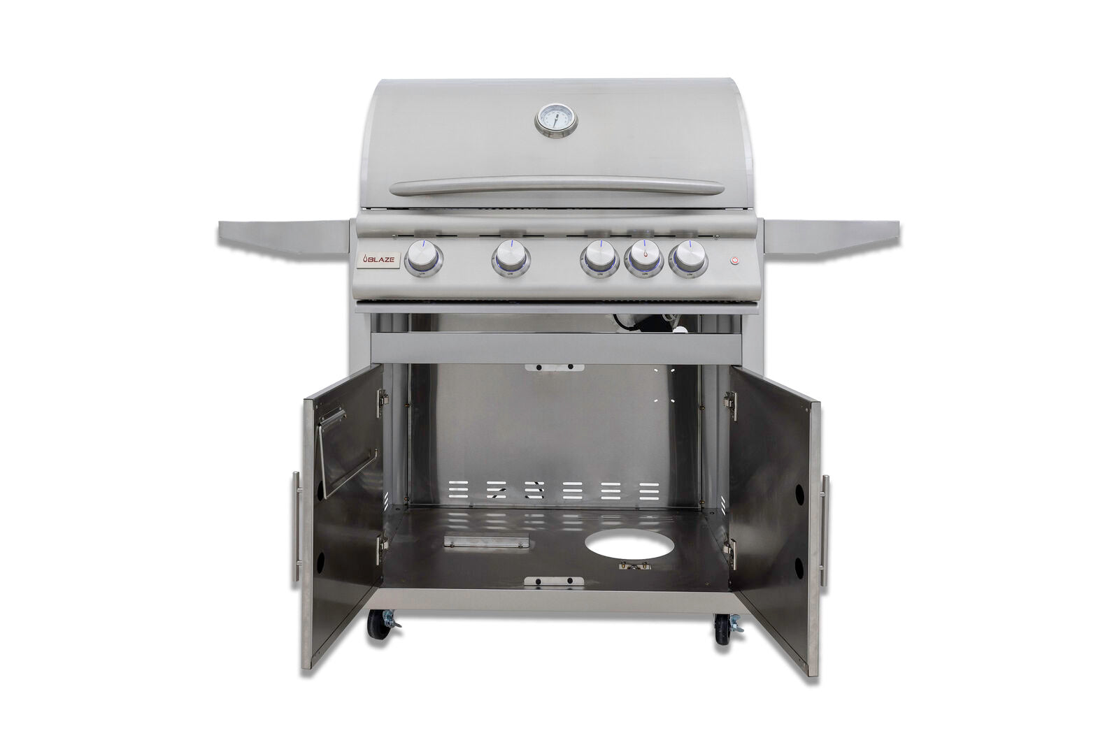 Blaze LTE 32-Inch 4-Burner Built-In Propane Or Natural Gas Grill With Rear Infrared Burner & Grill Lights-BLZ-4LTE3