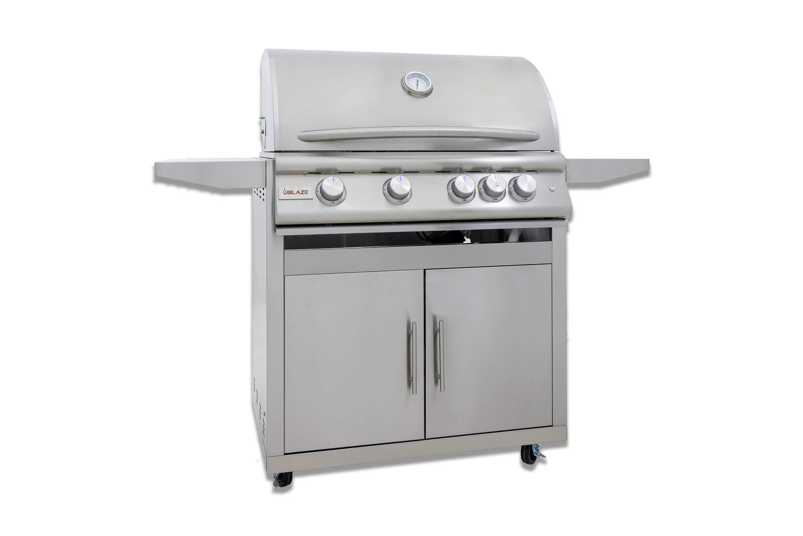Blaze LTE 32-Inch 4-Burner Built-In Propane Or Natural Gas Grill With Rear Infrared Burner & Grill Lights-BLZ-4LTE3