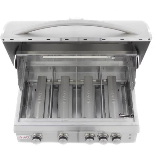 Blaze LTE 40-Inch 5-Burner Built-In Propane Or Natural Gas Grill With Rear Infrared Burner & Grill Lights- BLZ-5LTE2