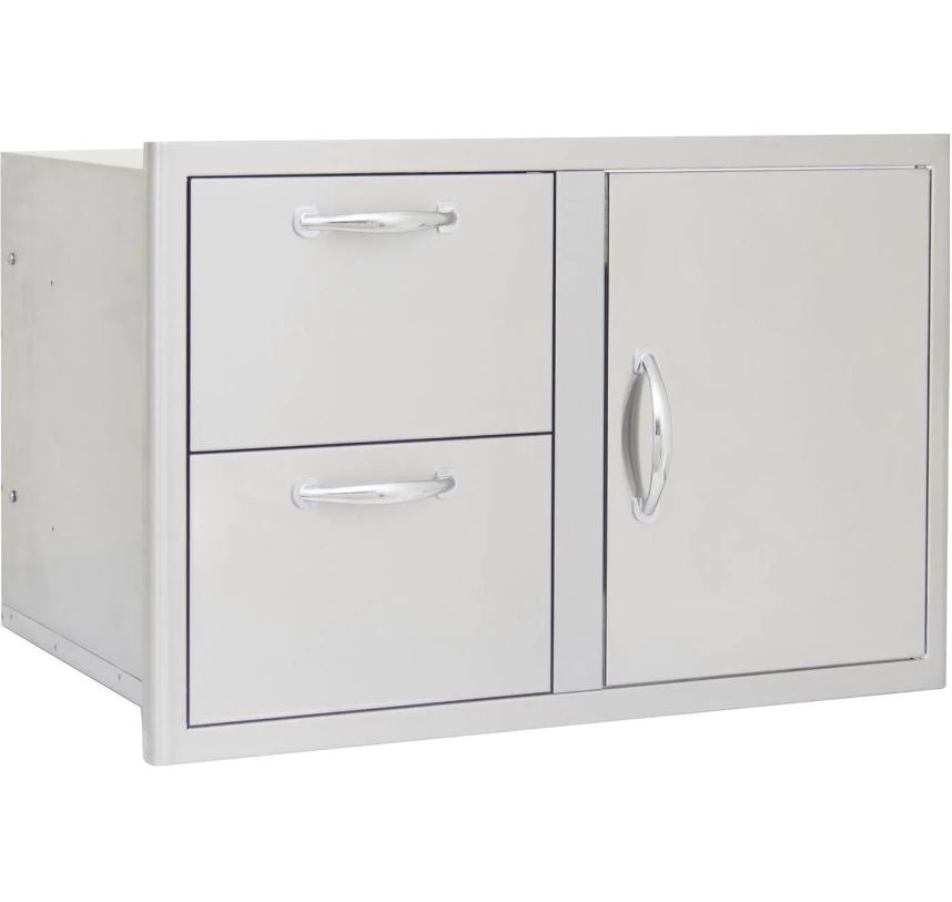 Blaze 72" Ready-To-Finish Quick Ship Outdoor Kitchen PKG3-BLZ-RTFQS3