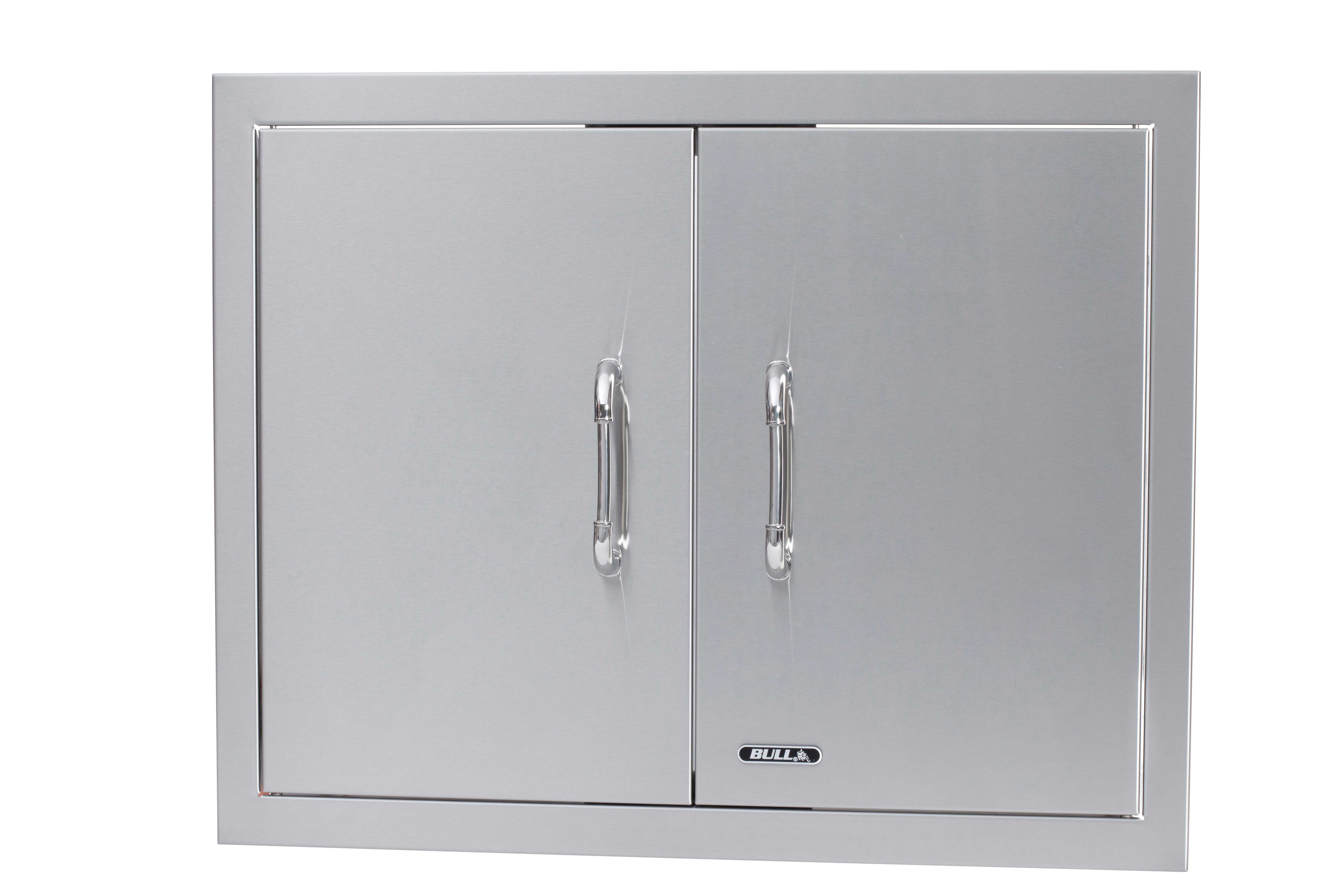 Bull 25-Inch Stainless Steel Double Access Door W/ Reveal-33590