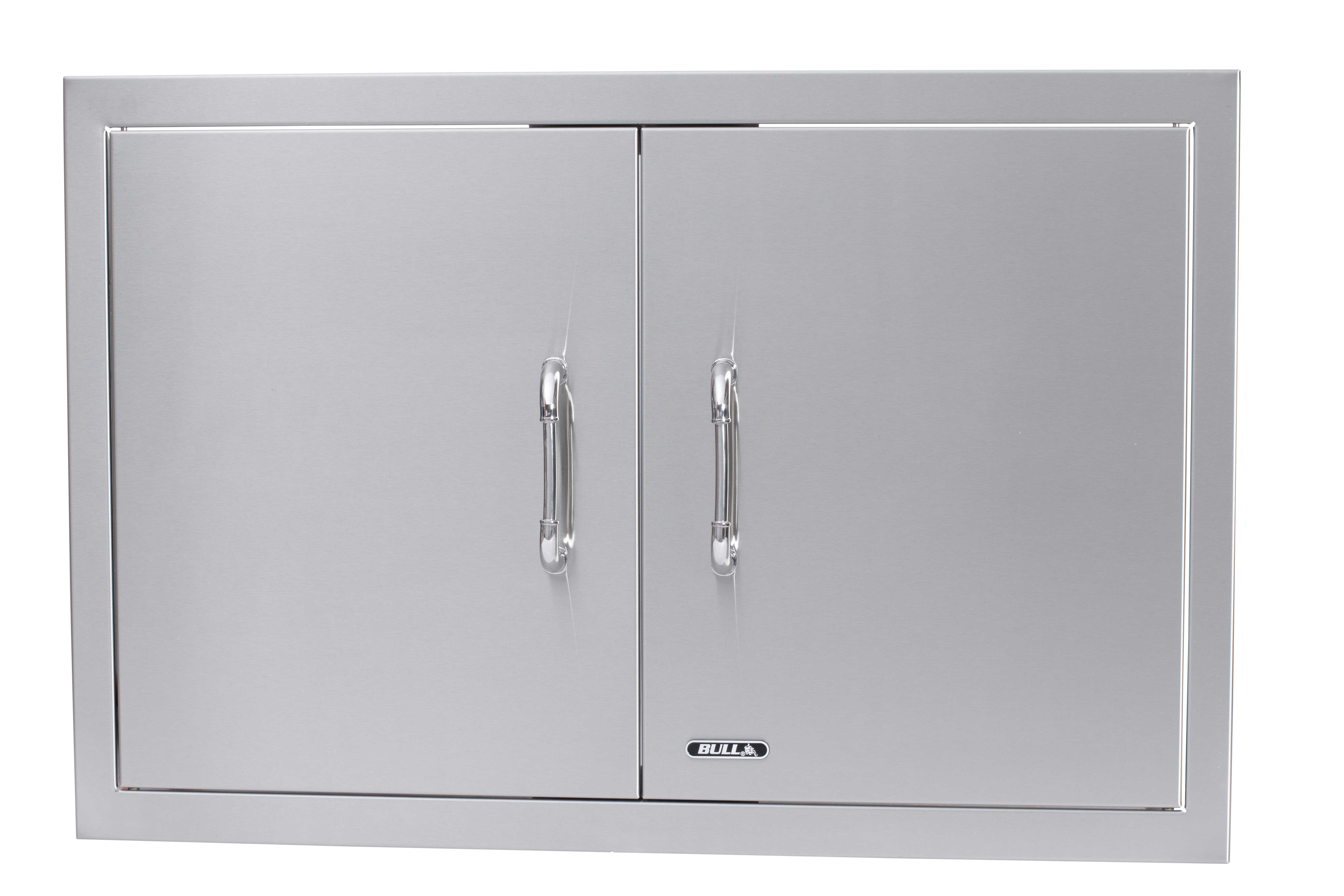 Bull 30-Inch Stainless Steel Double Access Door W/ Reveal-33580
