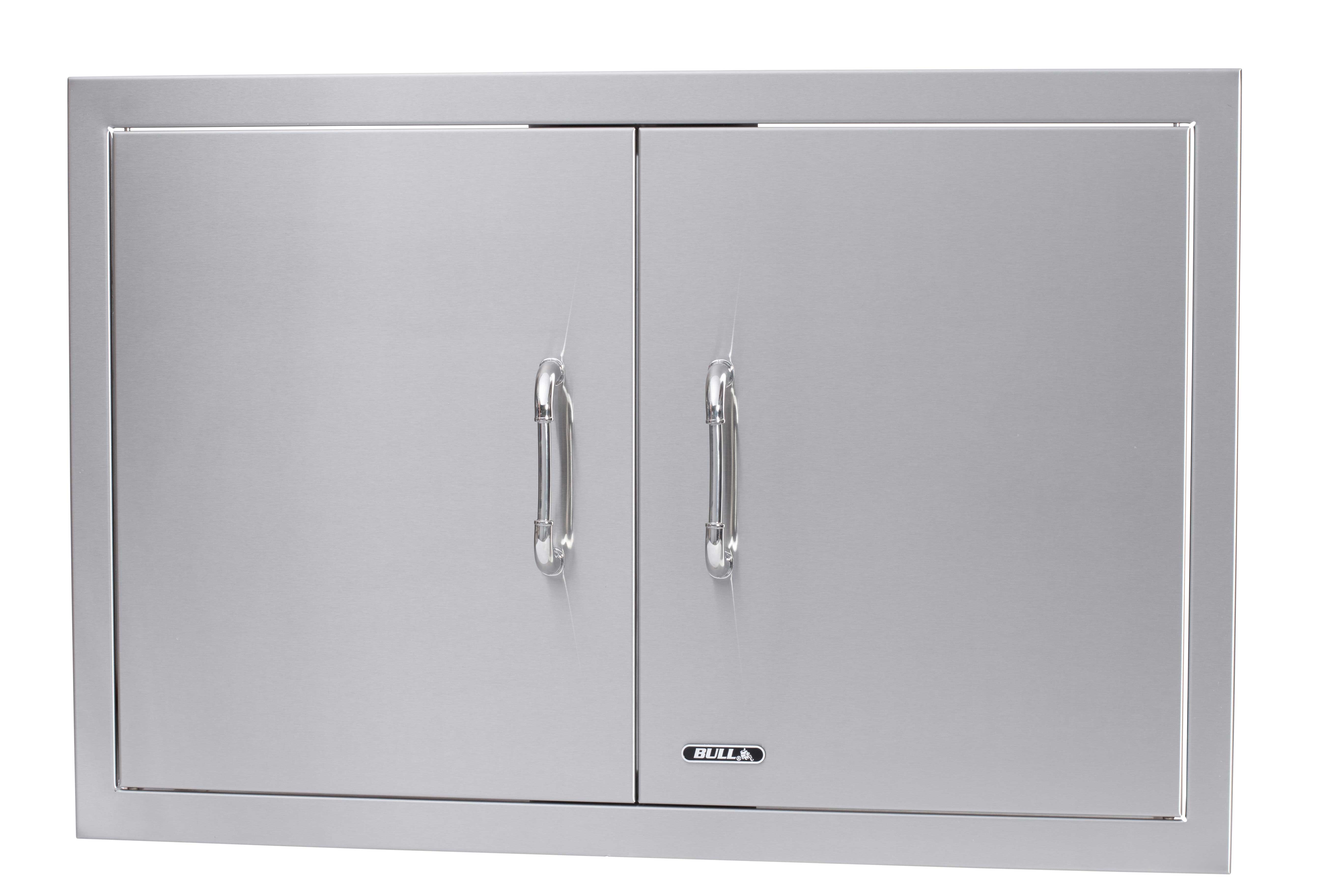 Bull 30-Inch Stainless Steel Double Access Door W/ Reveal-33580