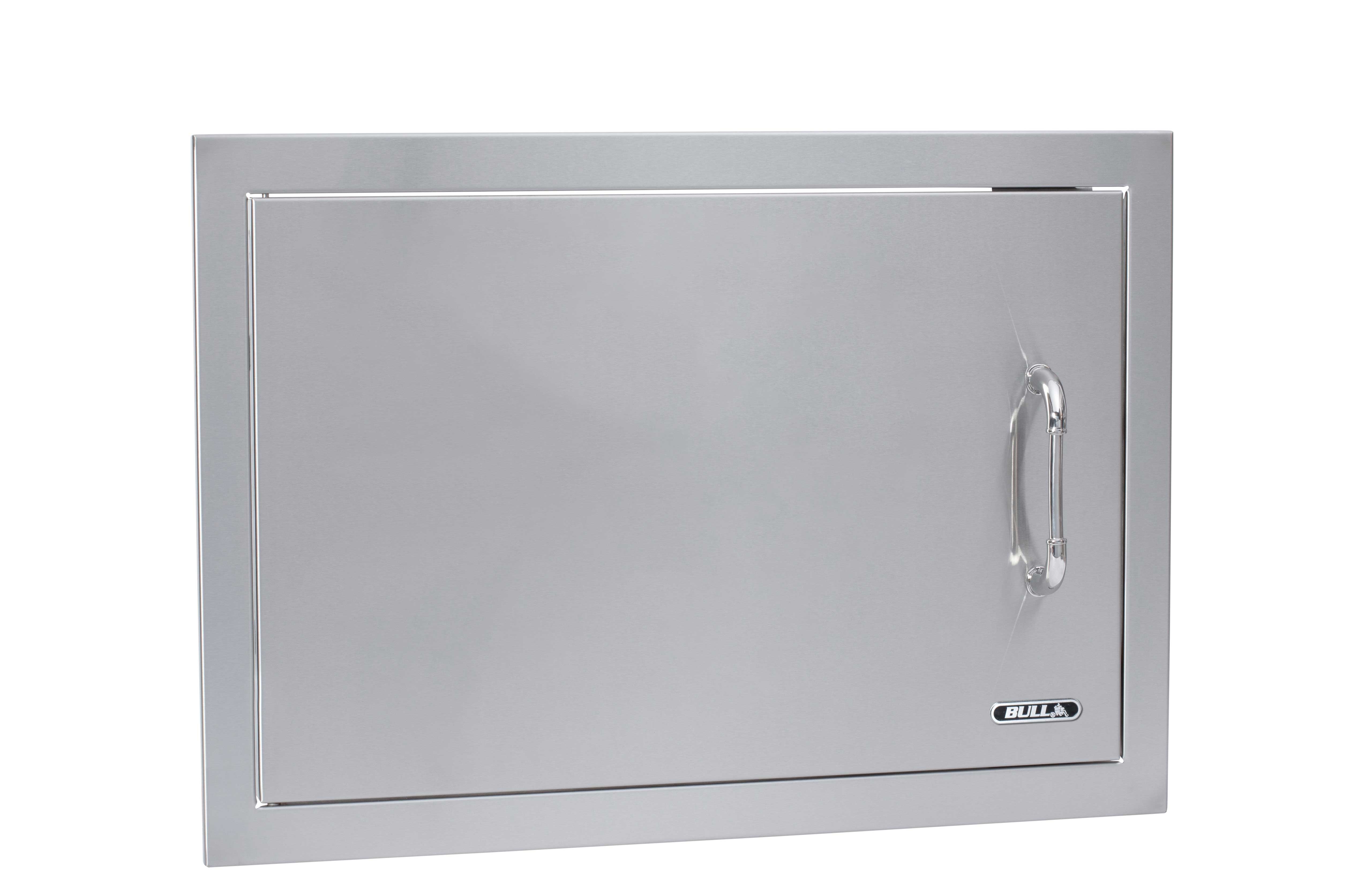Bull 25-Inch Right Hinged Stainless Steel Single Access Door W/ Reveal - Horizontal-89990