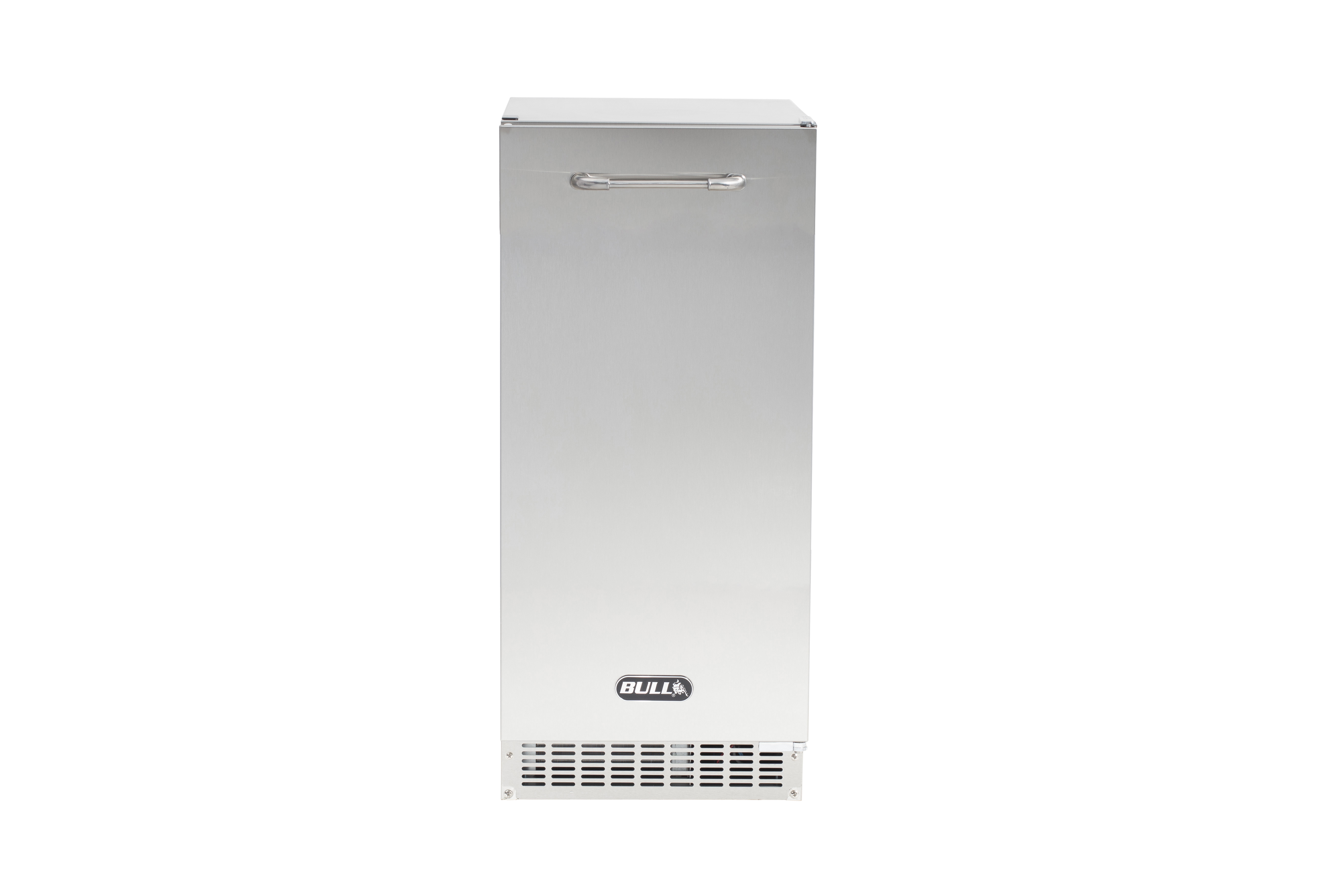 Bull 60 Lb. 15-Inch Outdoor Rated Commercial Ice Maker With Drain Pump-13200