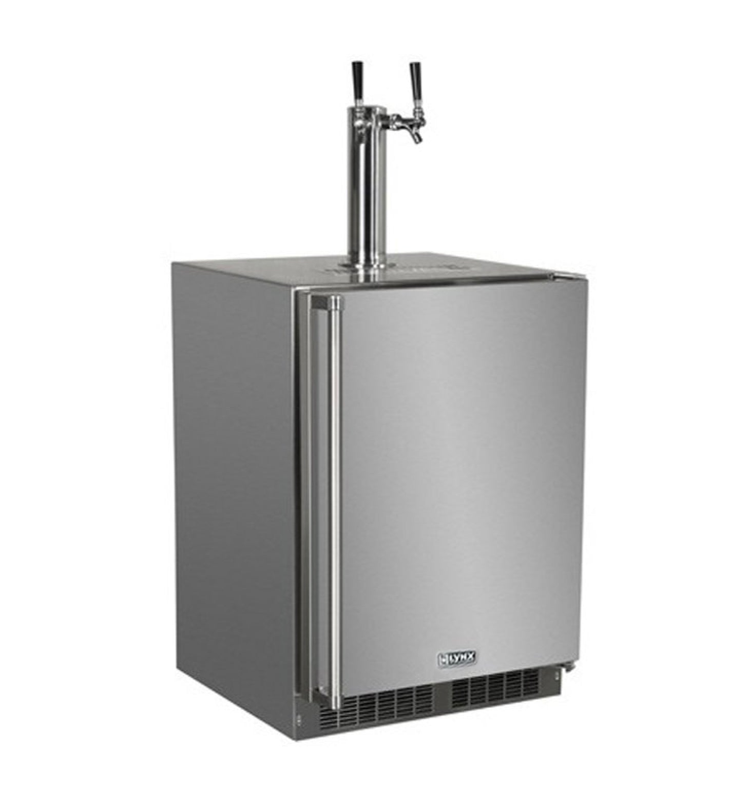 Lynx 24-Inch 5.3 Cu. Ft. Stainless Steel Right Or Left Hinge Outdoor Refrigerator -With Keg Option-LN24BF L/R