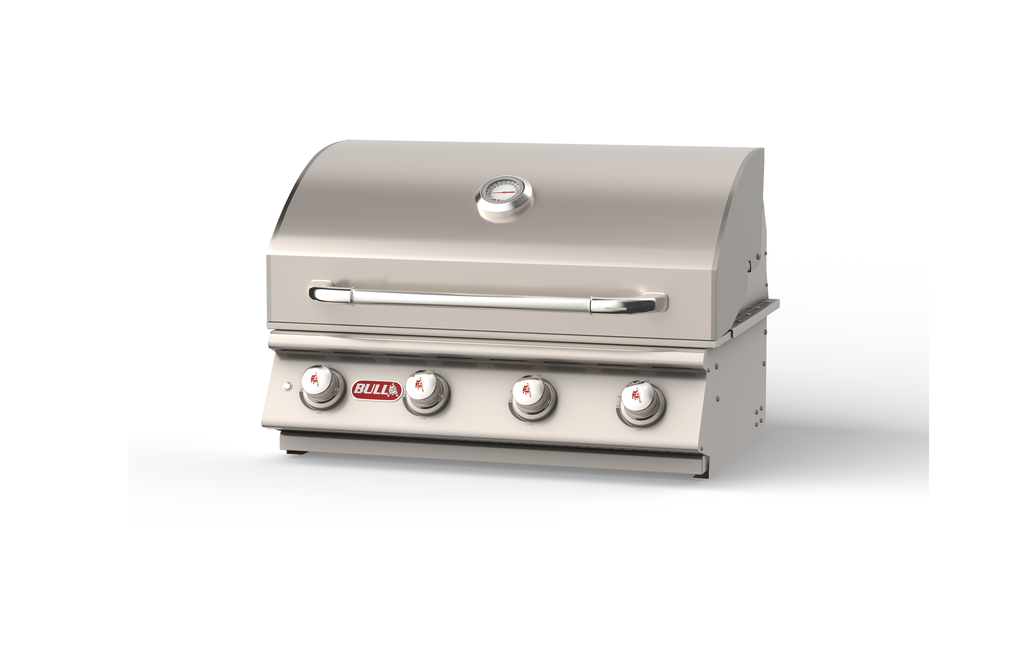 Bull Lonestar Select 30-Inch 4-Burner Built-In Natural Gas or Propane Gas Grill-87048/9