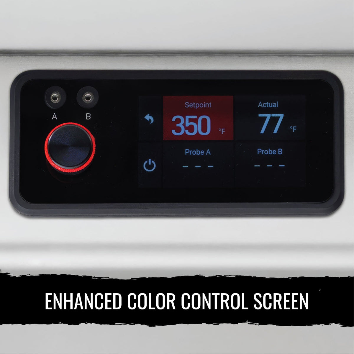 recteq E-Series color control screen