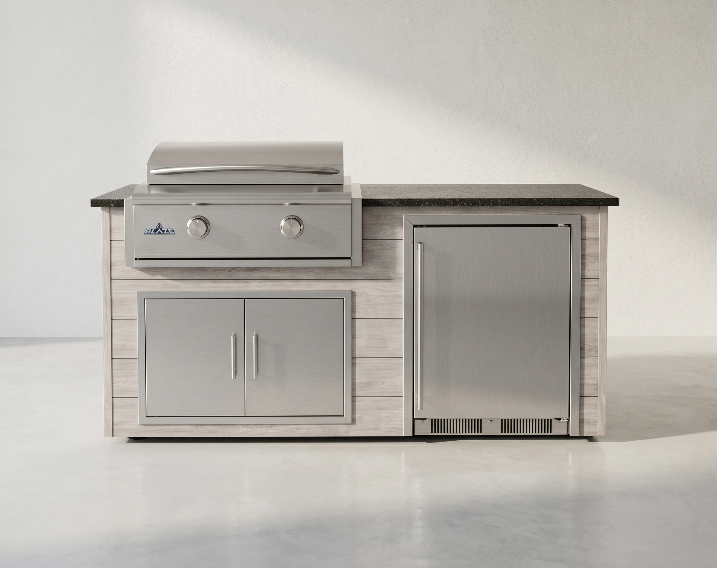 Blaze Quick Ship 72" Premium Finished Outdoor Kitchen PKG 6-BLZ-QSHIP6
