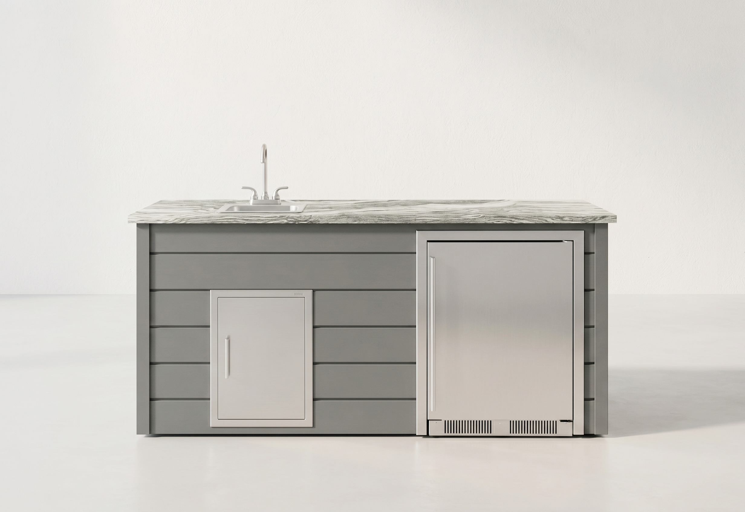 Blaze Quick Ship 72" Premium Finished Outdoor Kitchen PKG 11-BLZ-QSHIP11