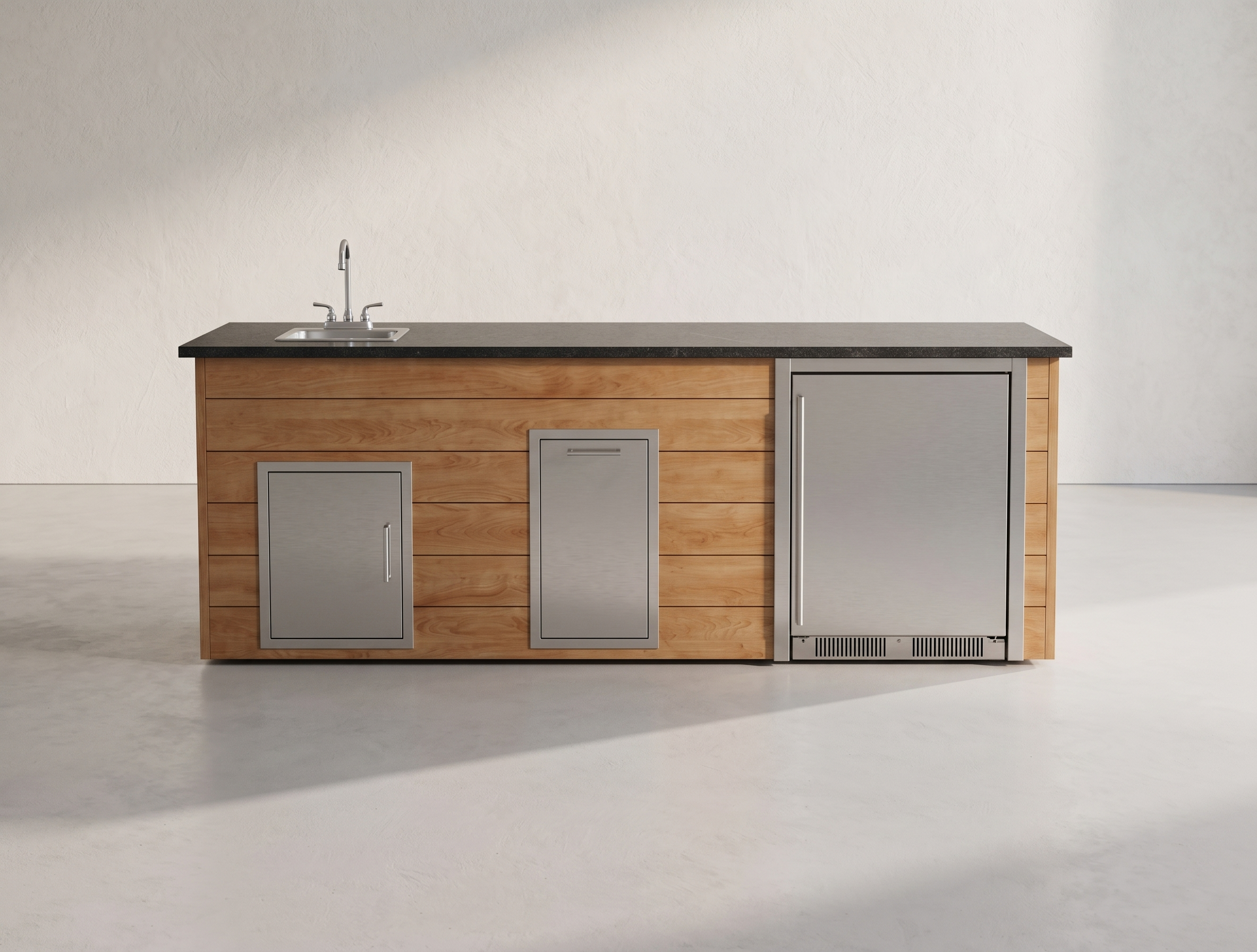 Blaze Quick Ship 96" Luxury Finished Outdoor Kitchen PKG 12-BLZ-QSHIP12