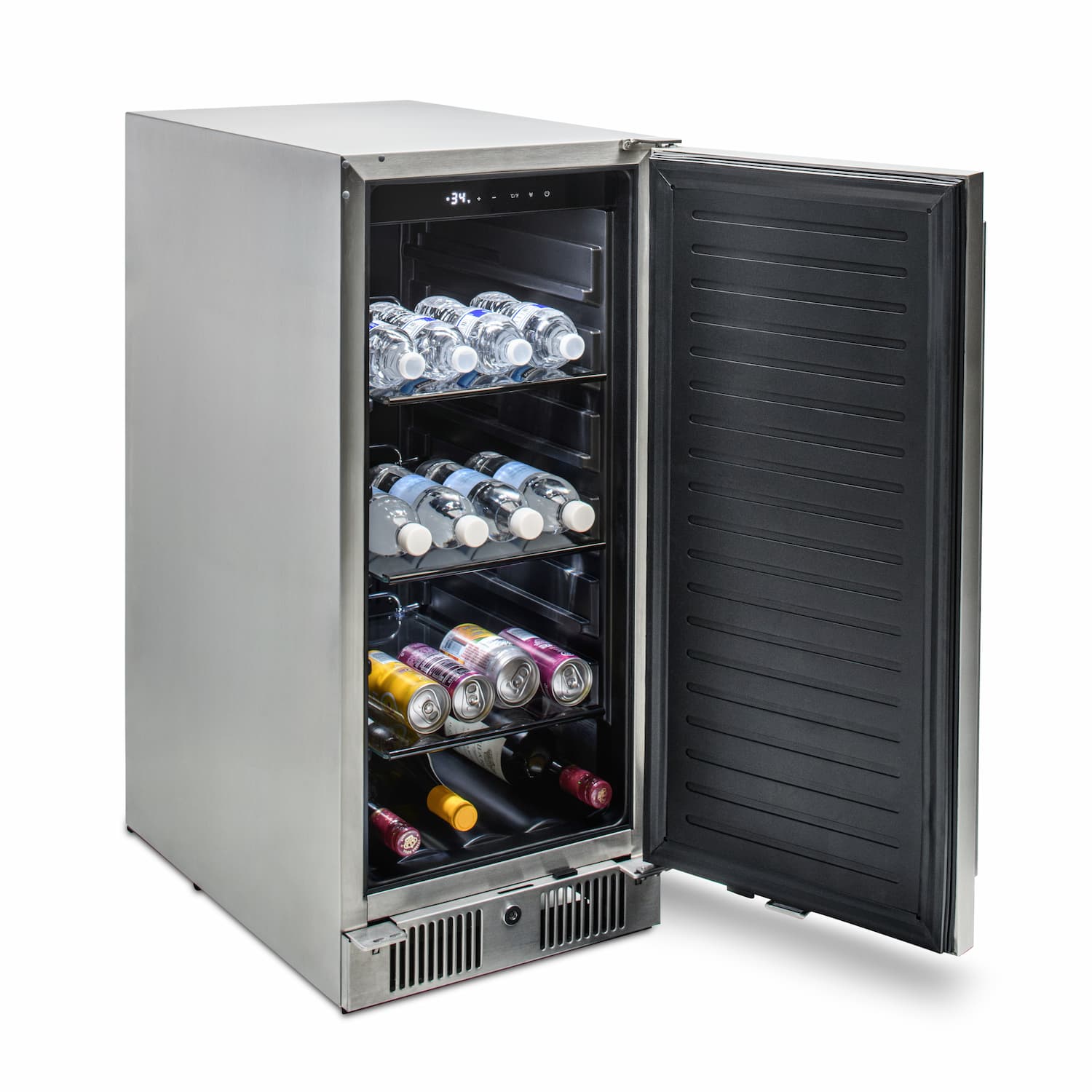 Blaze 15-Inch 3.2 Cu. Ft. Outdoor Rated Compact Refrigerator-BLZ-SSRF-15