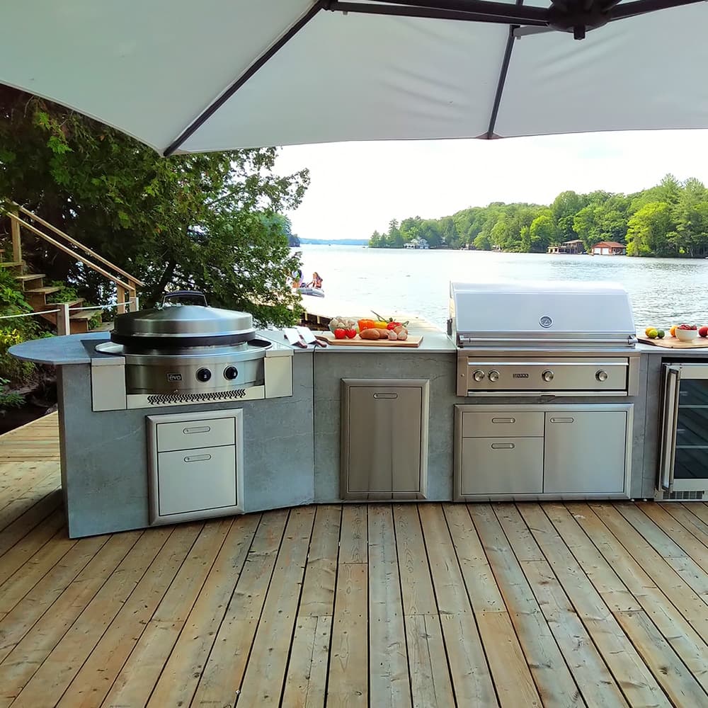 Evo Affinity Classic 30G Built-In Flattop Propane Or Natural Gas Grill-10-0055-LP & 10-0055-NG