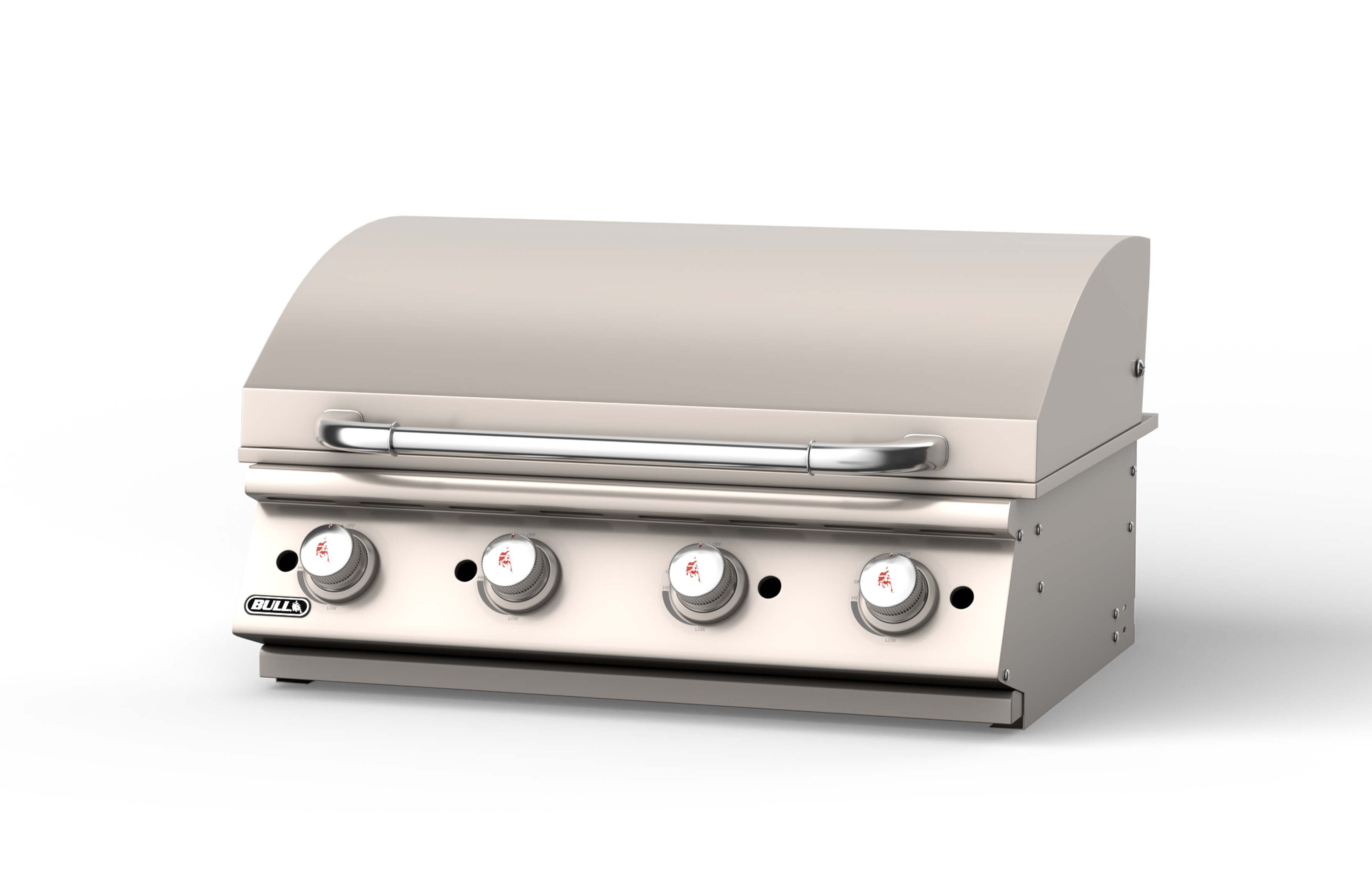 Bull Grills 30-Inch Stainless Steel Natural Gas or Propane Gas Flat Top Grill-92008/9