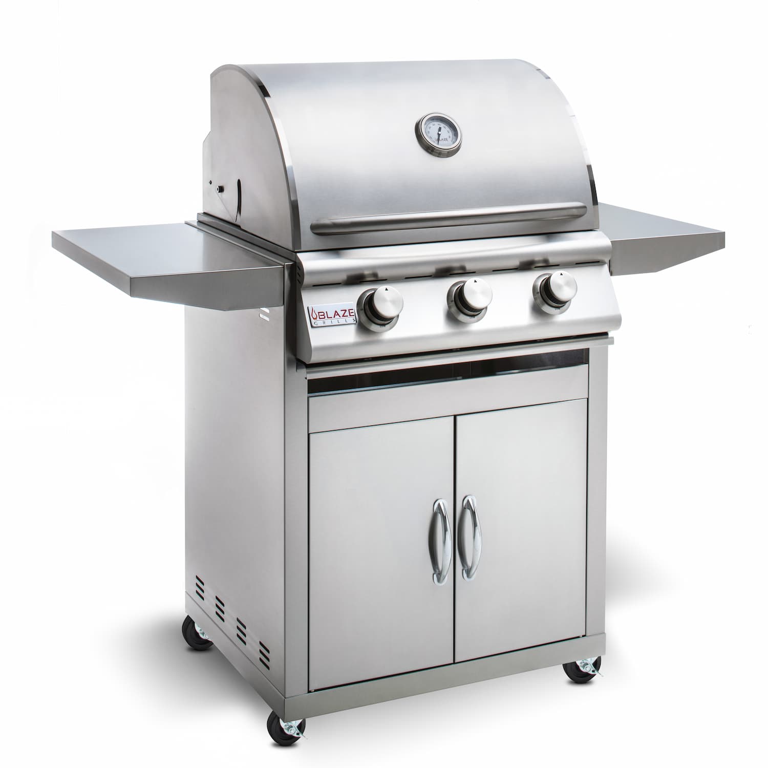 Blaze Prelude 25-Inch 3-Burner Built-In Natural Gas or LP Propane Gas Grill-BLZ-3LBM