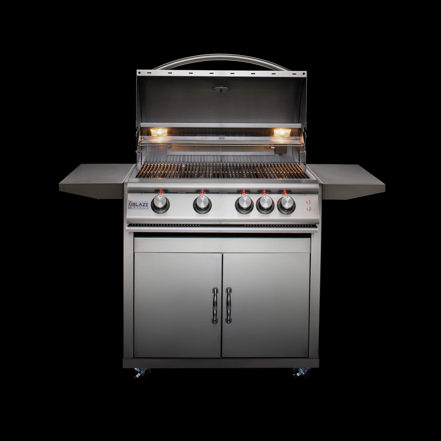Blaze Professional Marine Grade 32 Inch 4 Burner Natural Or Propane Gas Grill-BLZ-4LTE2MG