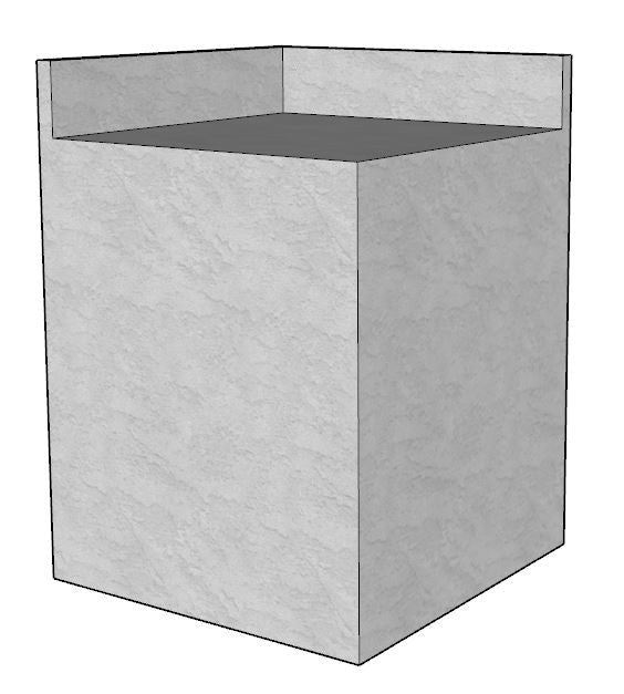 90 Degree DIY Outdoor Kitchen Frame Kit-ALRP90
