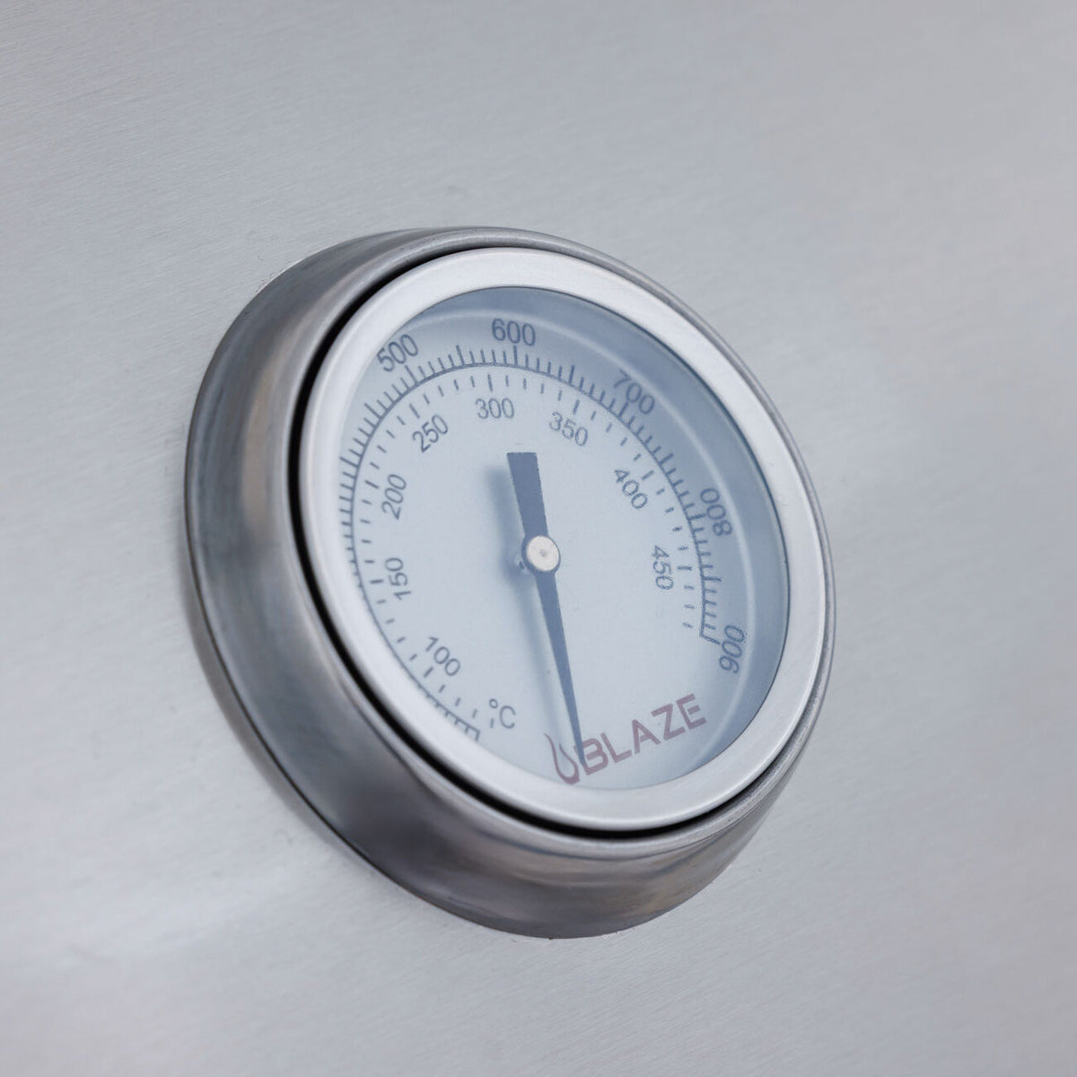 Hood thermometer on the Blaze BCM grill