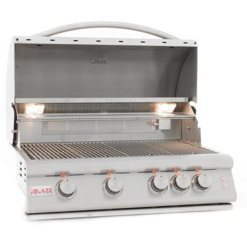 Blaze  LTE 32-Inch 4-Burner Built-In Propane Or Natural Gas Grill With Rear Infrared Burner & Grill Lights-BLZ-4LTE2