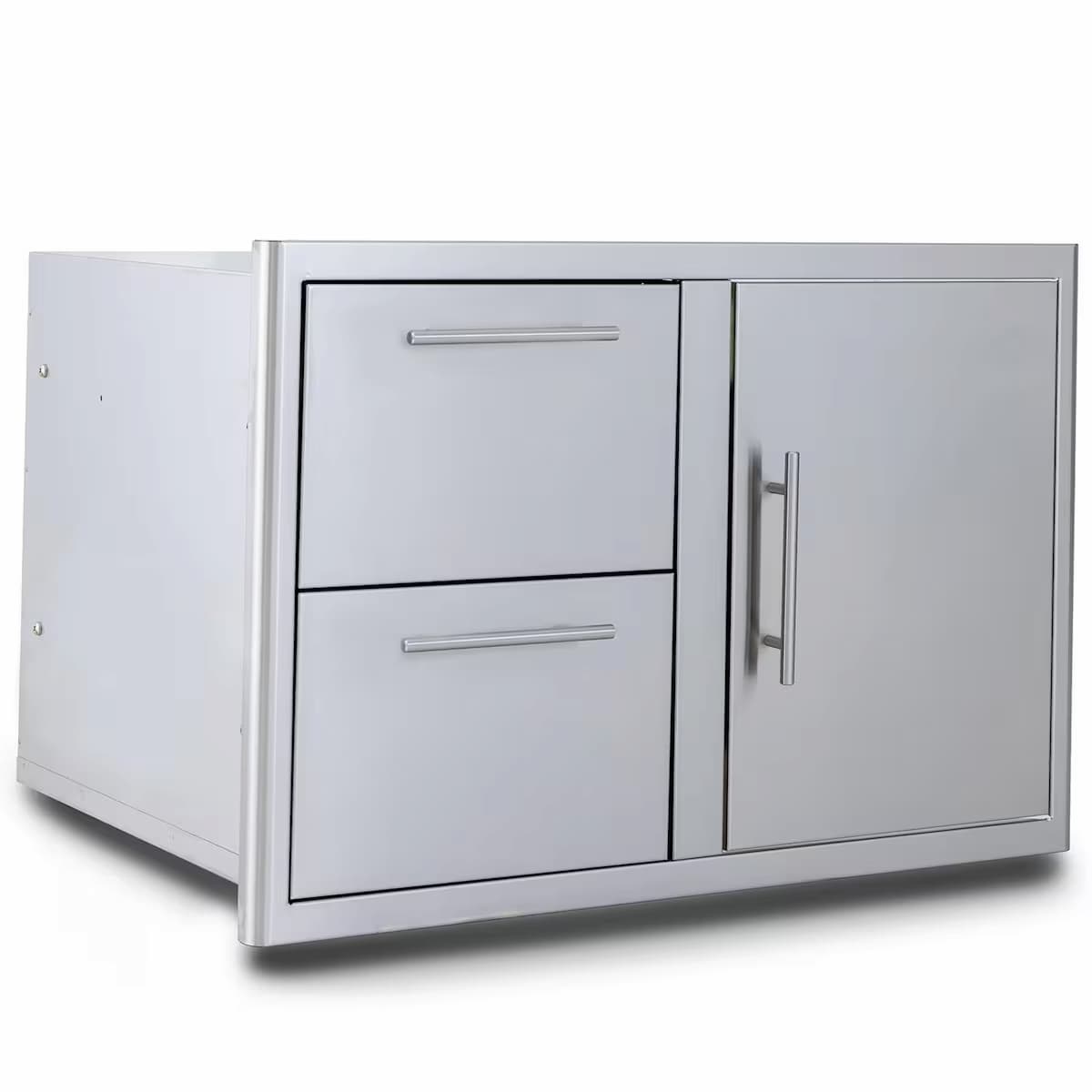 Blaze 32 Inch Access Door & Double Drawer Combo-BLZ-DDC-R-LTSC