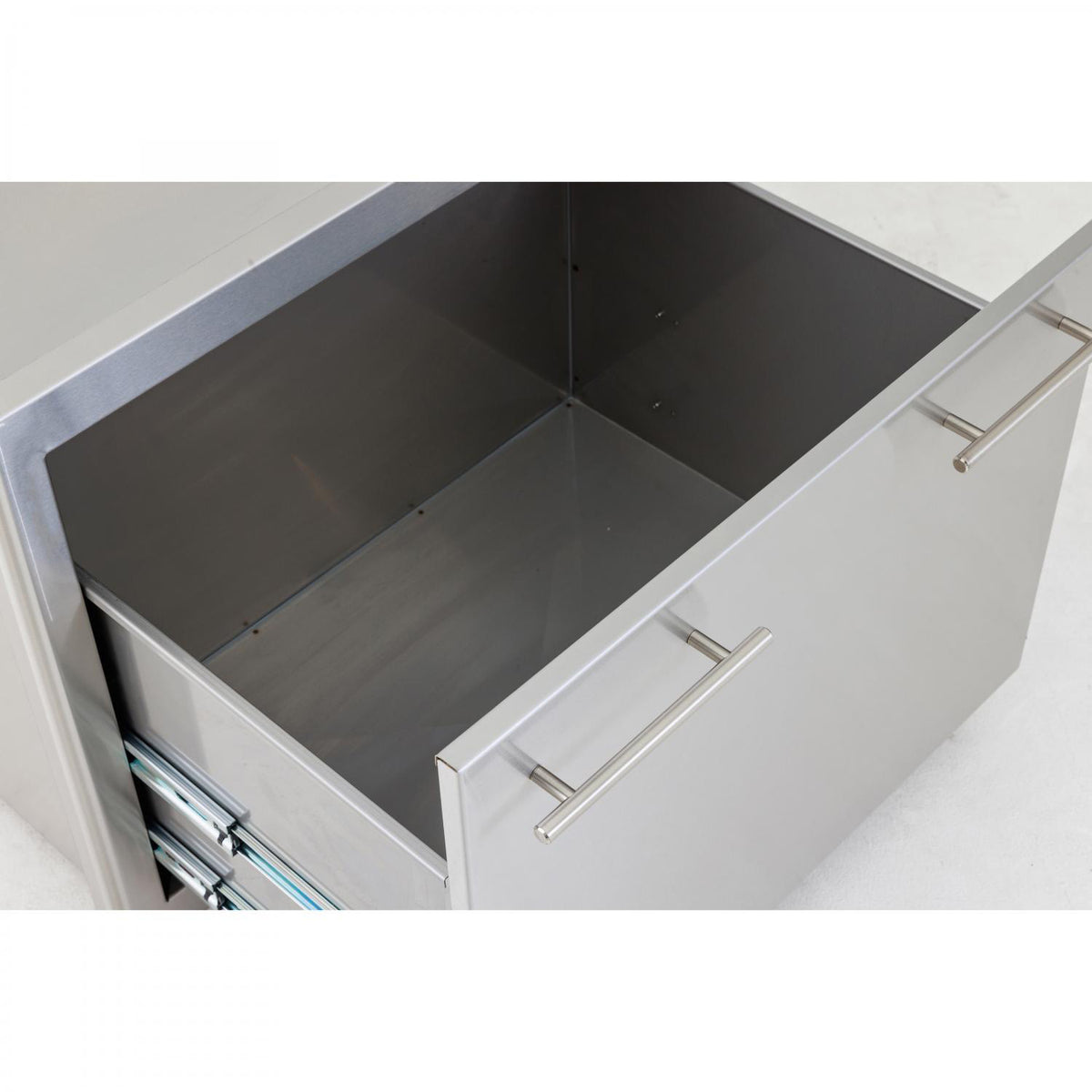 Blaze ice drawer pulled open and empty