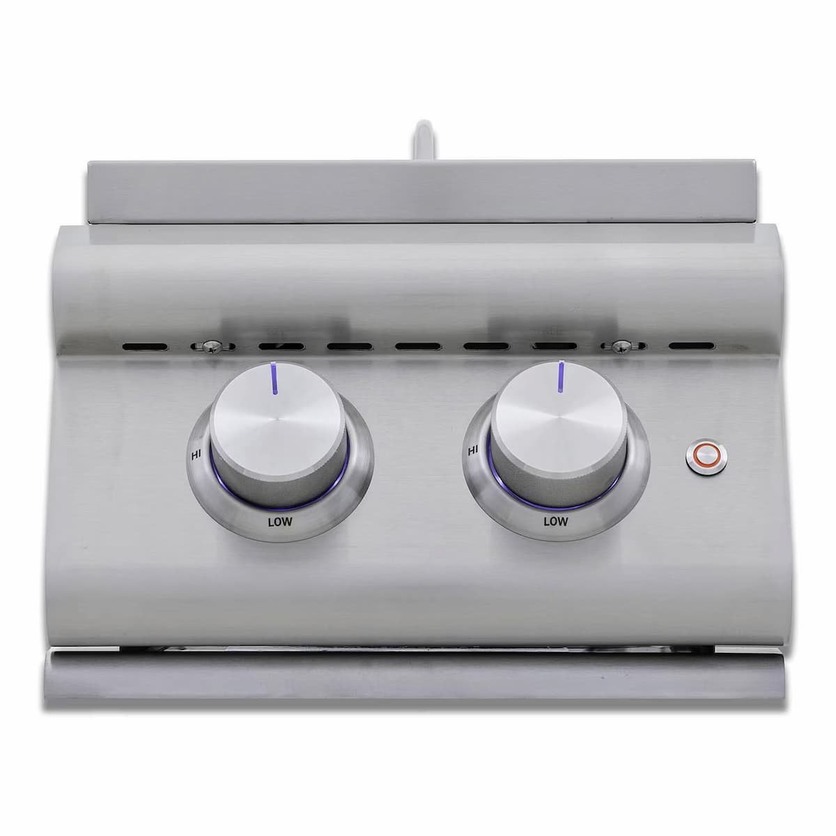 Blaze LTE Built-In Propane Or Natural Gas Stainless Steel Double Side Burner With Lid-BLZ-SB2LTE3