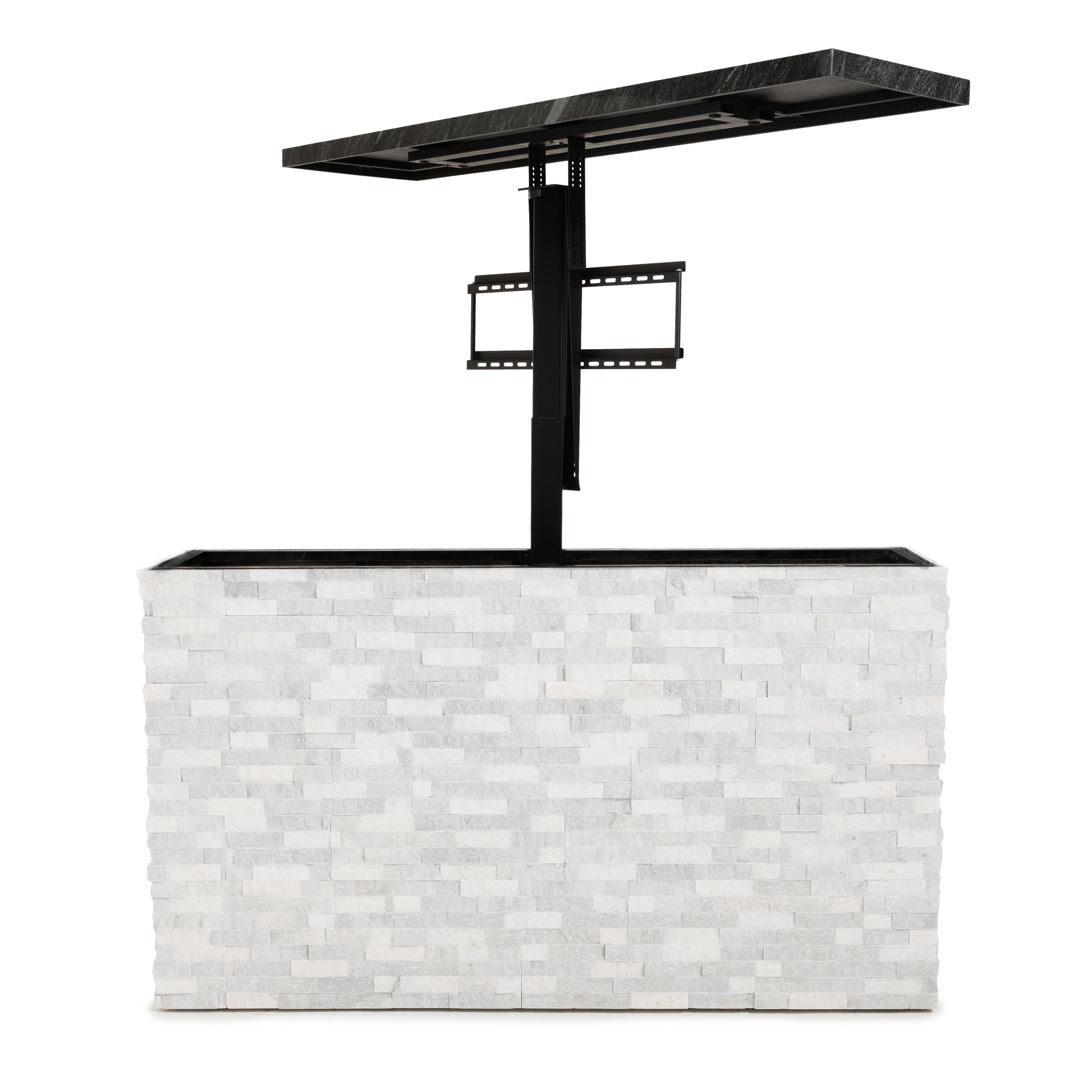 Fenix Vision 360 Luxury Outdoor TV Lift Cabinet Stone Collection-FENFINTVST