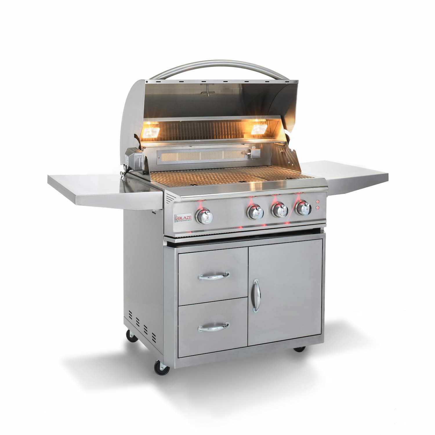 Blaze Professional LUX 34 Inch 3 Burner Natural Or Propane Gas Grill - BLZ-3PRO