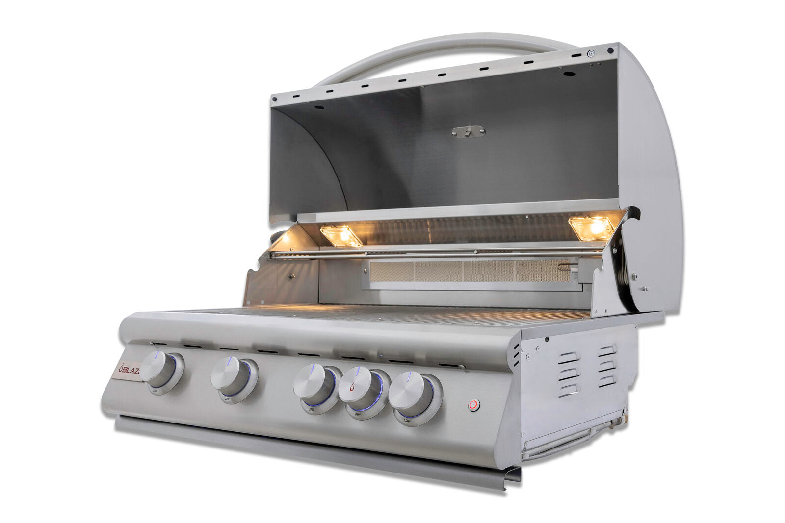 Blaze LTE 32-Inch 4-Burner Built-In Propane Or Natural Gas Grill With Rear Infrared Burner & Grill Lights-BLZ-4LTE3