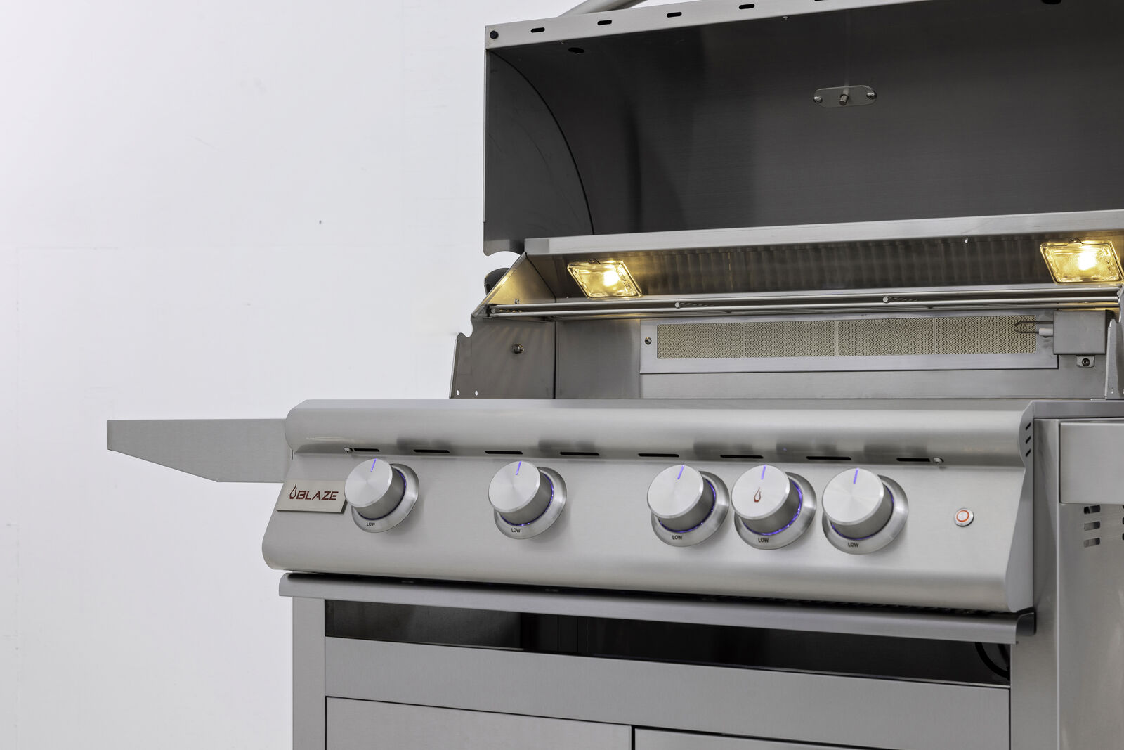 Blaze LTE 32-Inch 4-Burner Built-In Propane Or Natural Gas Grill With Rear Infrared Burner & Grill Lights-BLZ-4LTE3