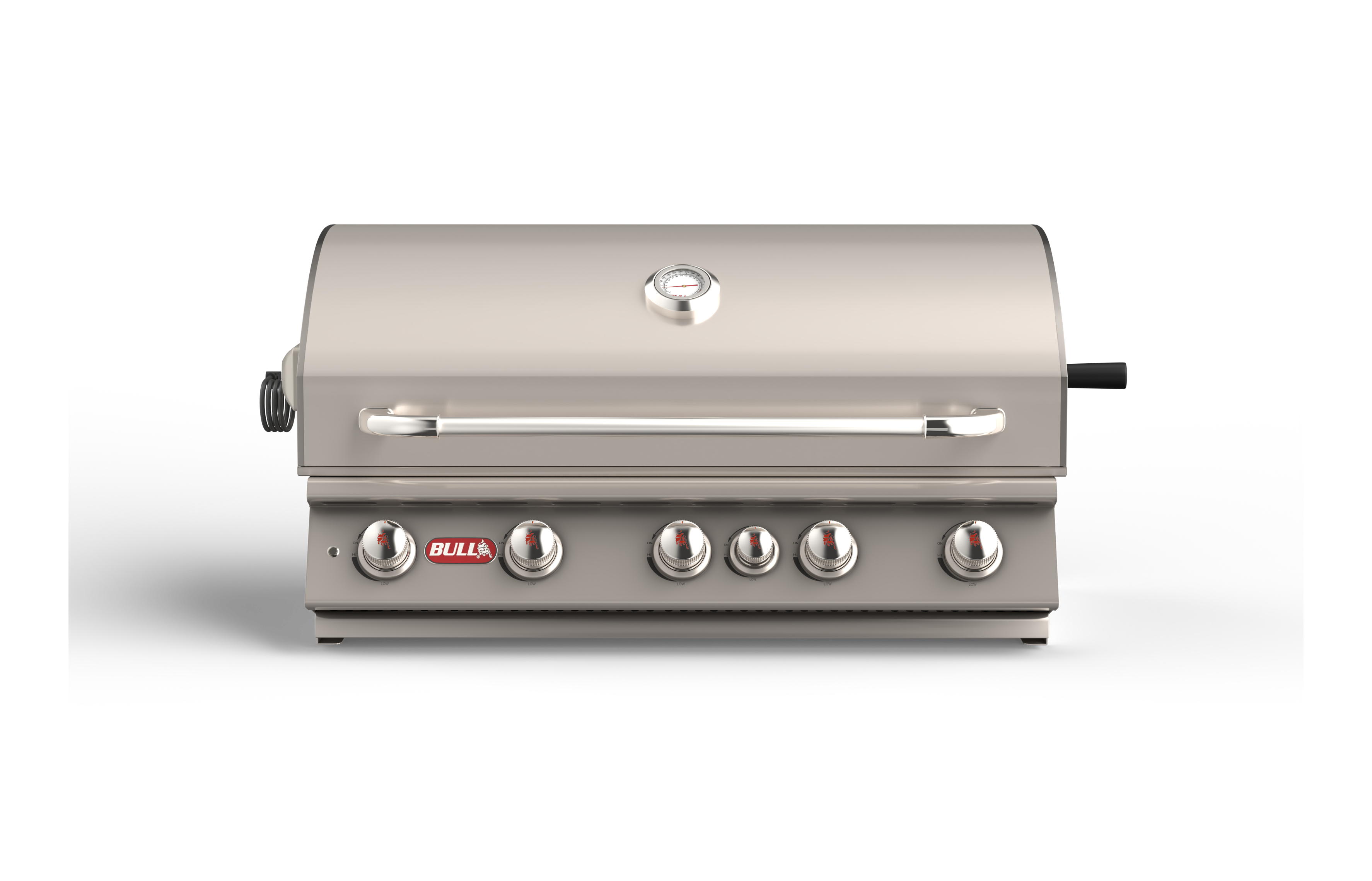 Bull Brahma 38-Inch 5-Burner Built-In Natural Gas or Propane Grill With Rotisserie-57569/57568