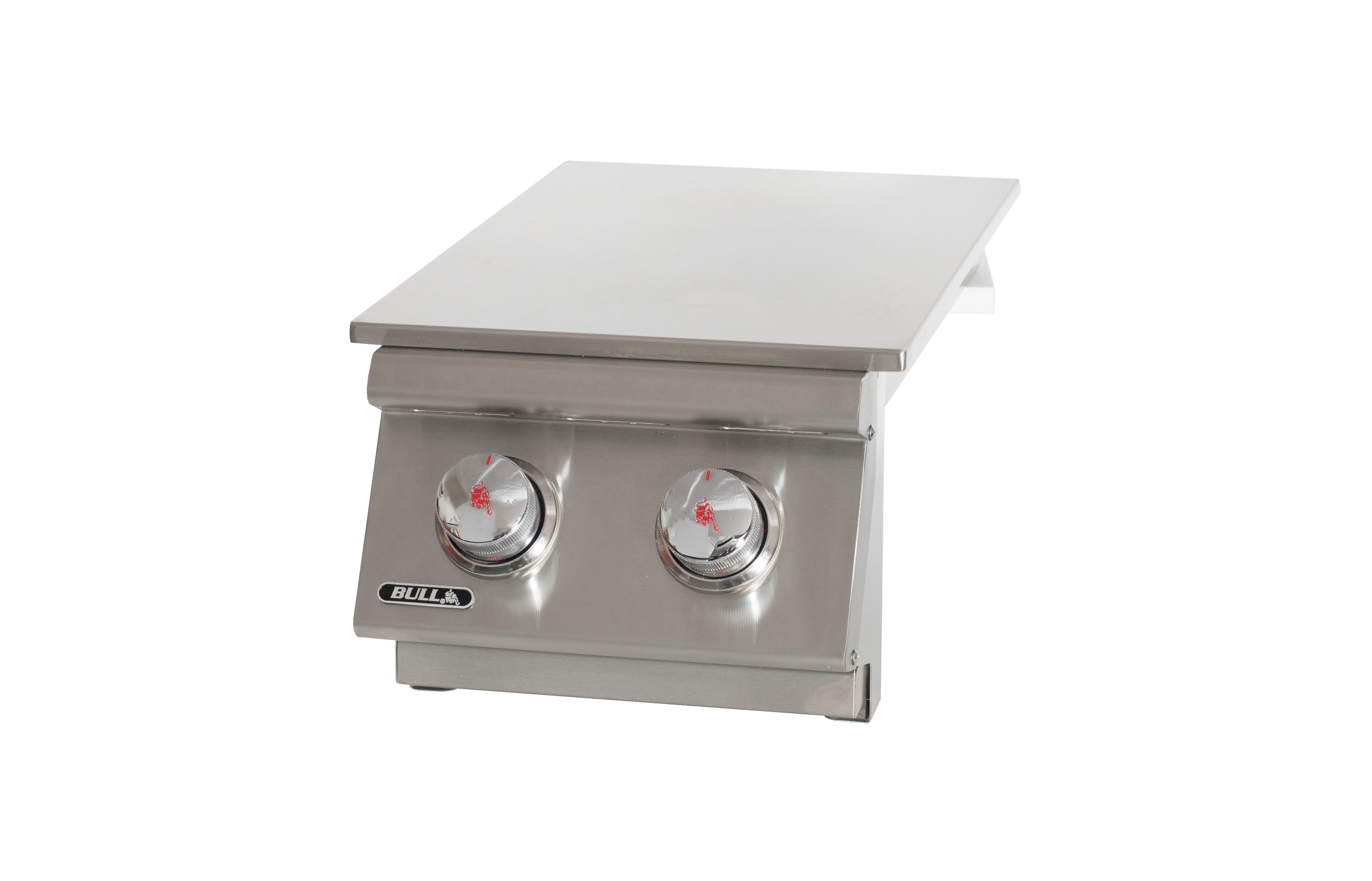 Bull Built-In Natural Gas and Propane Gas Double Side Burner W/ Stainless Steel Lid -300008/9