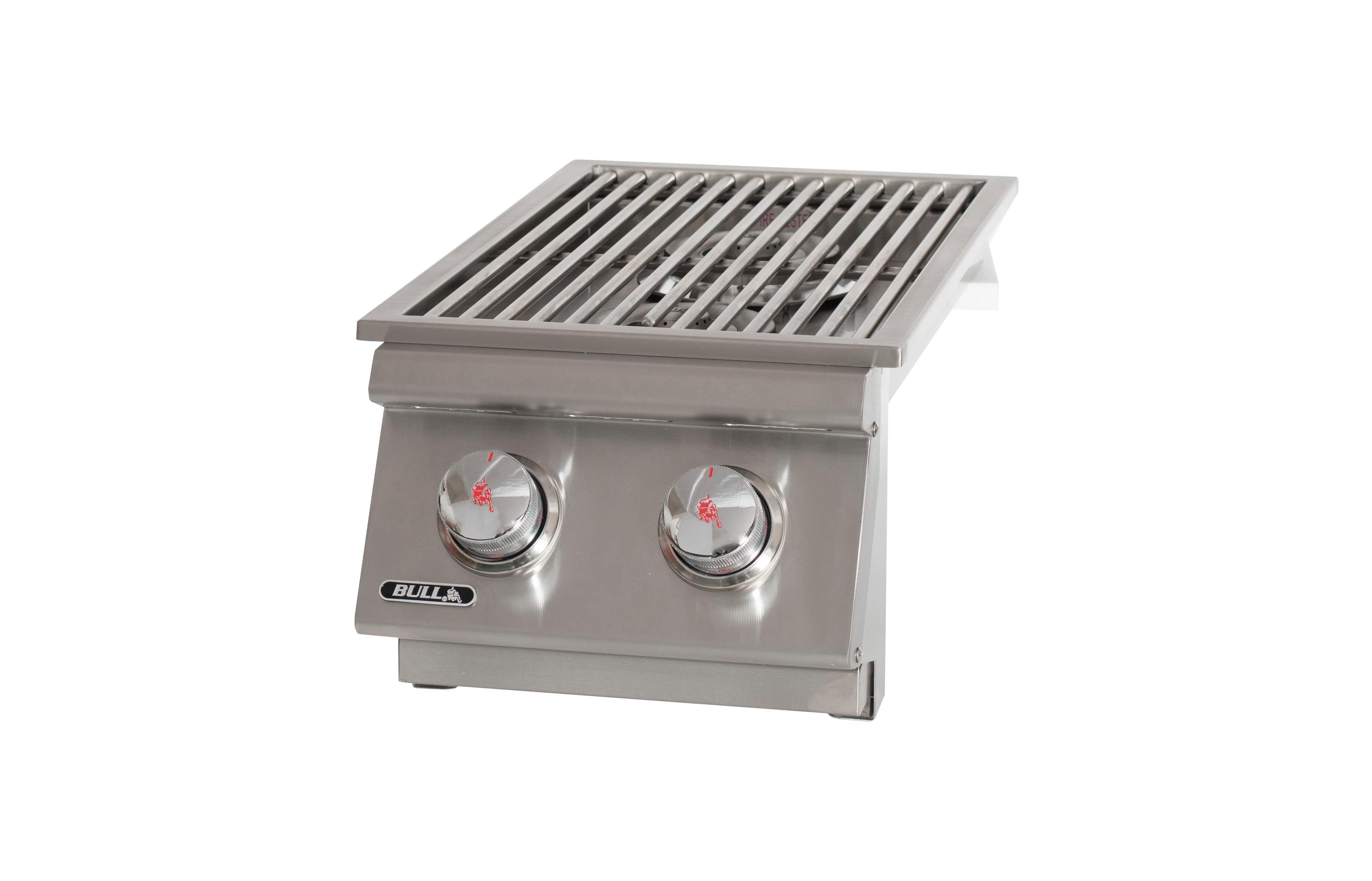 Bull Built-In Natural Gas and Propane Gas Double Side Burner W/ Stainless Steel Lid -300008/9