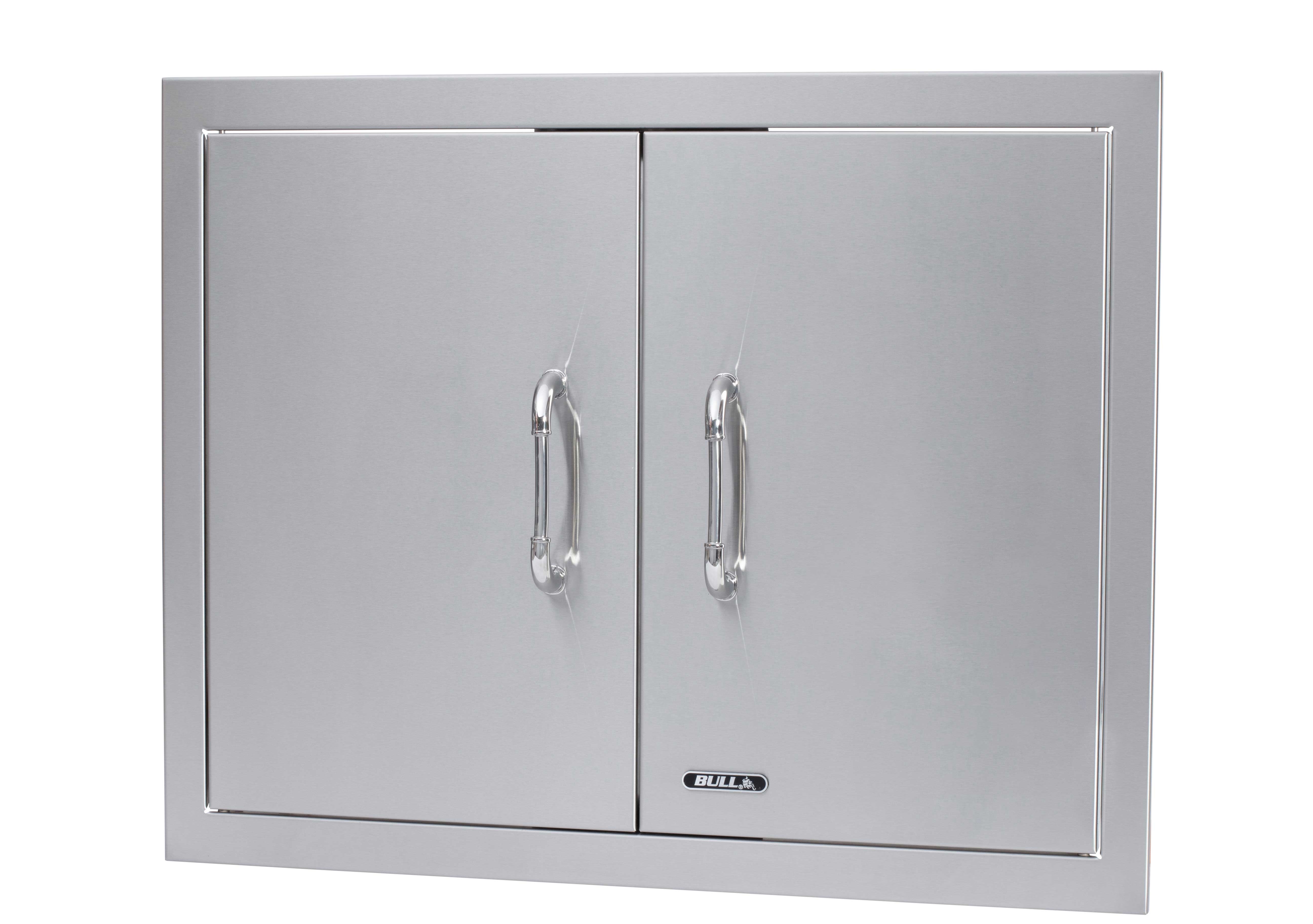 Bull 25-Inch Stainless Steel Double Access Door W/ Reveal-33590
