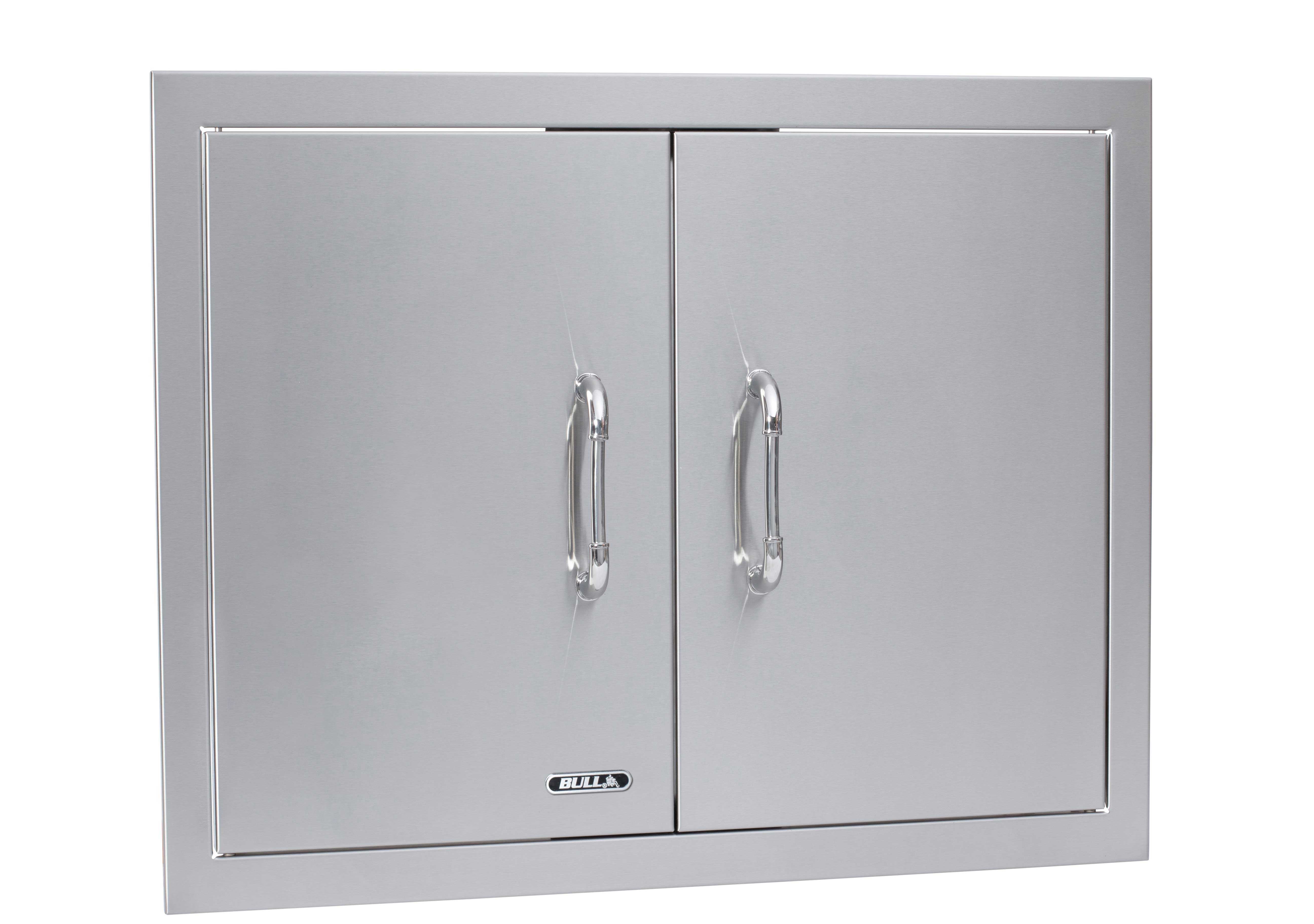Bull 25-Inch Stainless Steel Double Access Door W/ Reveal-33590
