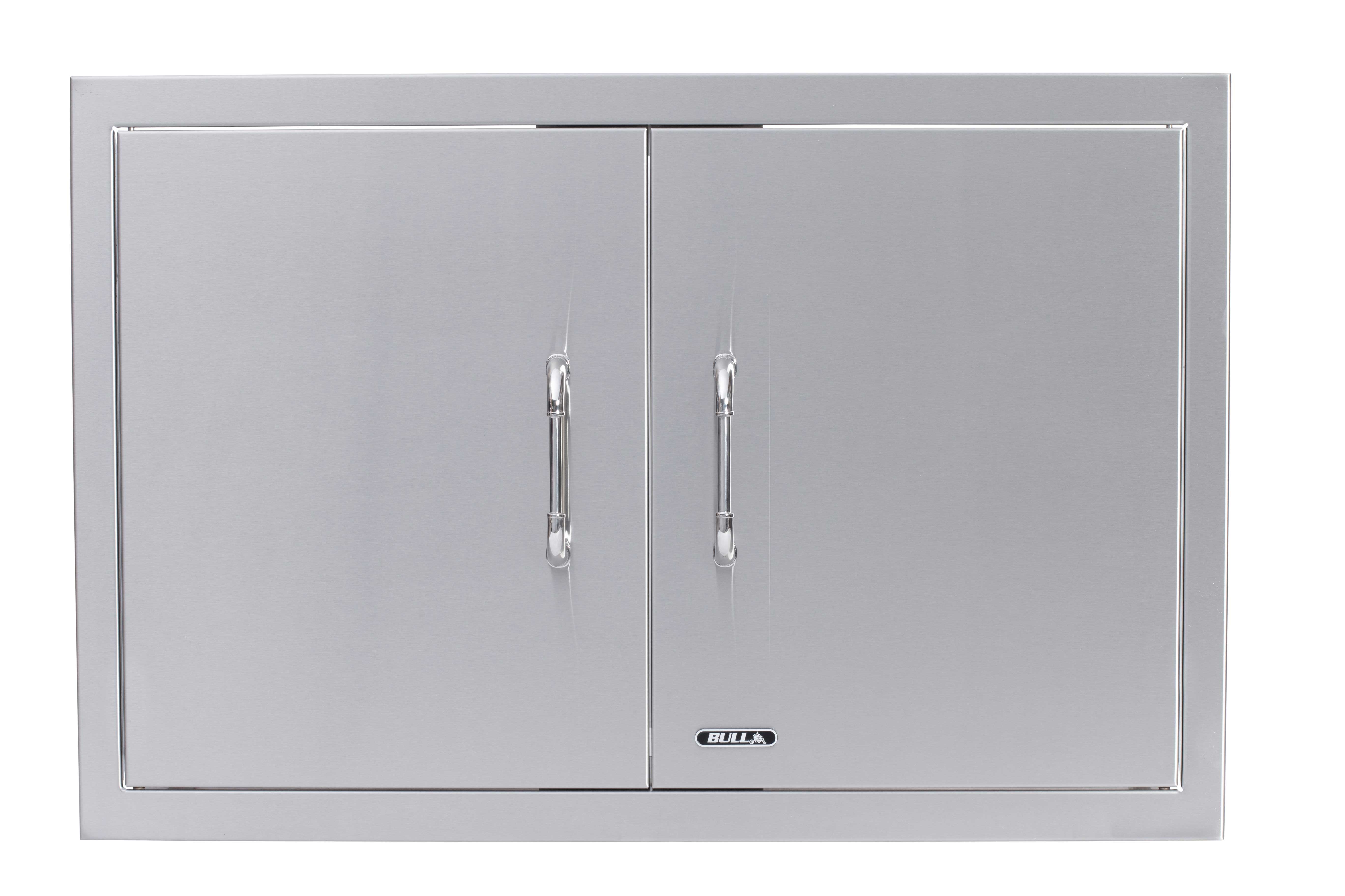 Bull 30-Inch Stainless Steel Double Access Door W/ Reveal-33580