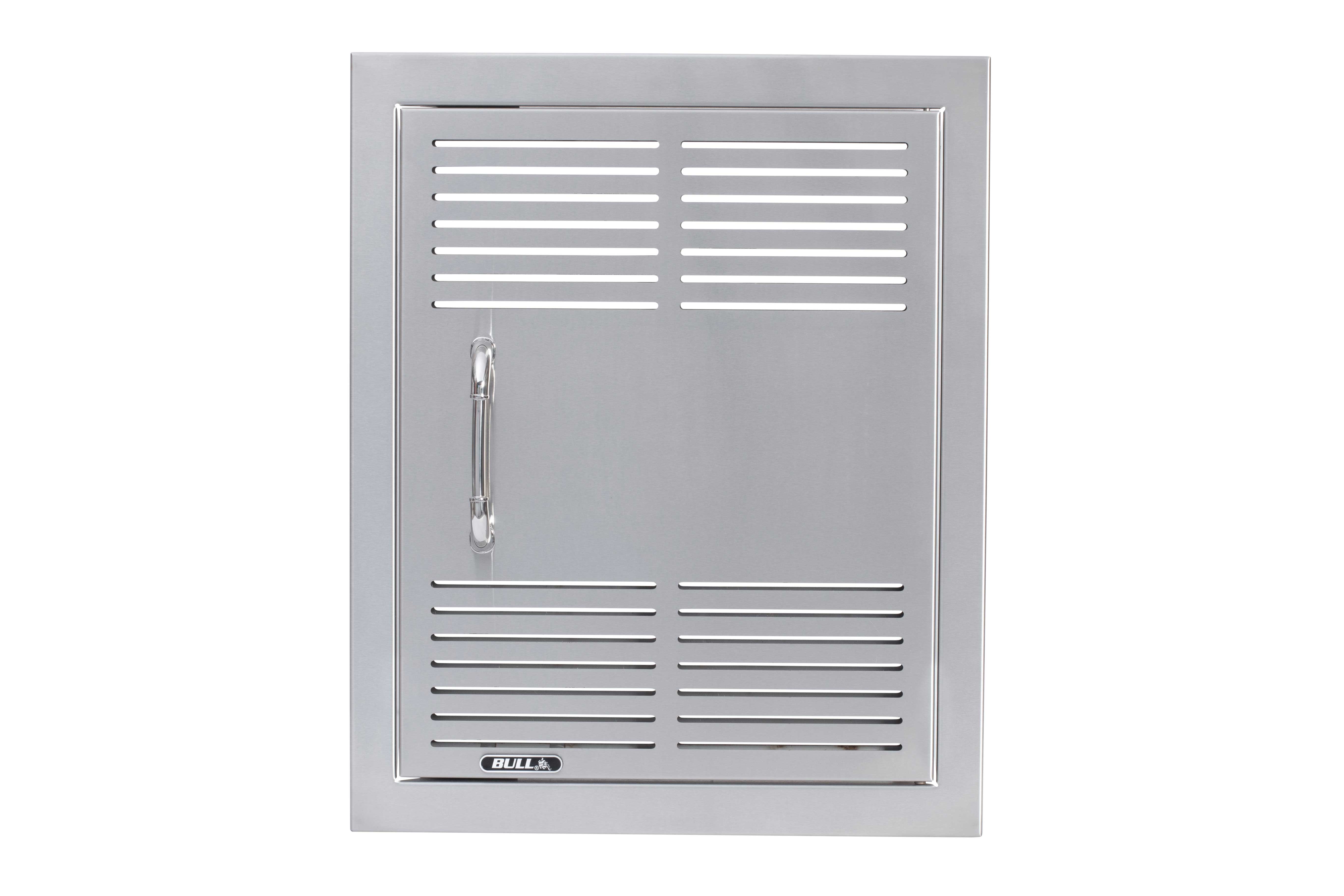 Bull 18-Inch Vented Stainless Steel Single Access Door W/ Reveal - Vertical-90000