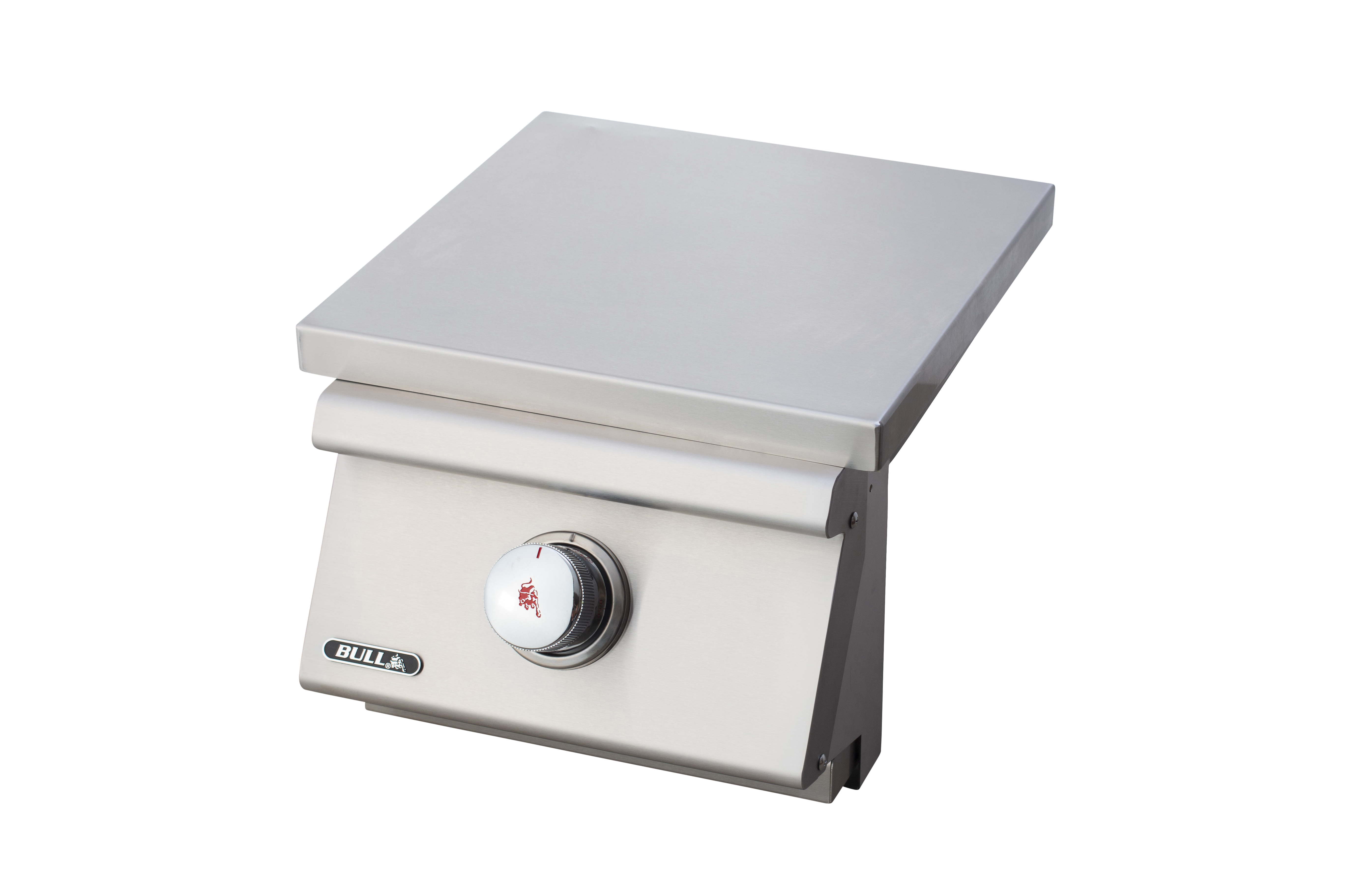 Bull Slide-In Pro Natural Gas and  Propane Gas Side Burner W/ Stainless Steel Lid-60018/9