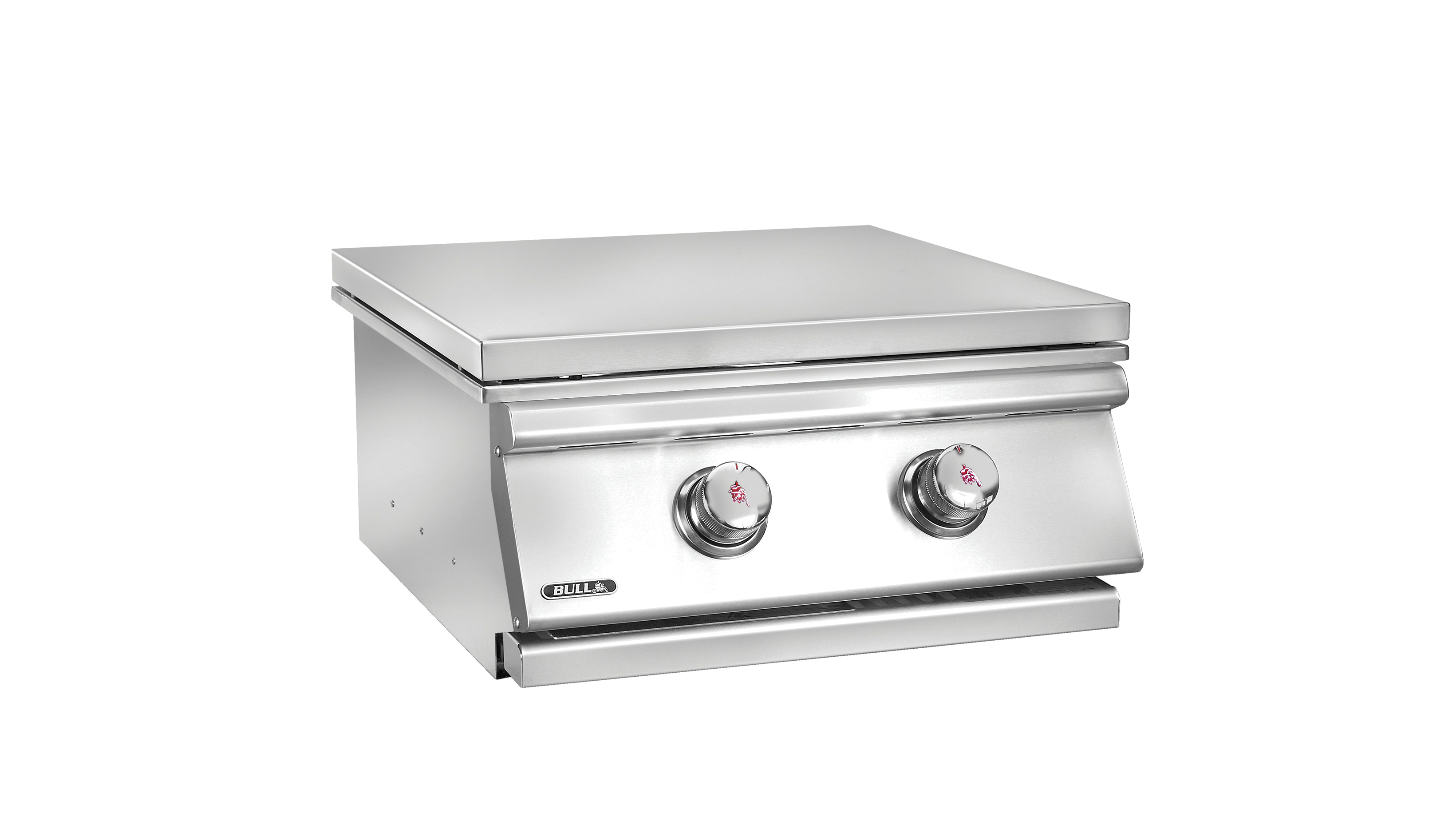 Bull Built-In Natural Gas and Propane Gas Stainless Steel Power Burner W/ Stainless Steel Lid-9600/1