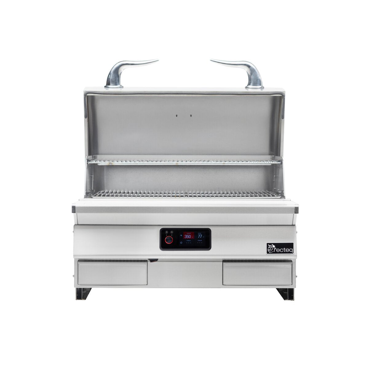 recteq E-Series Built In 1300 with the lid open